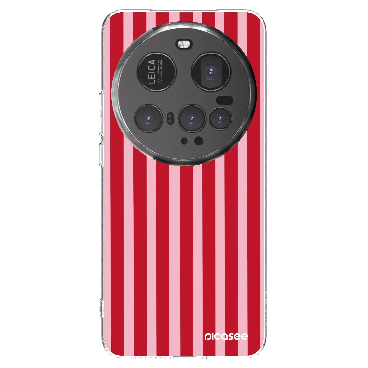 Silikonový průhledný obal pro Xiaomi 15 Ultra - Lines red