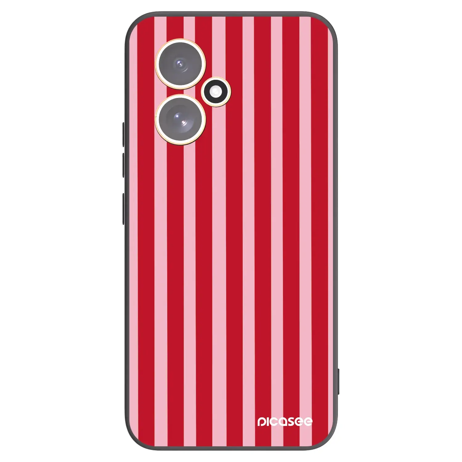 Silikonový černý obal pro Honor 400 5G - Lines red