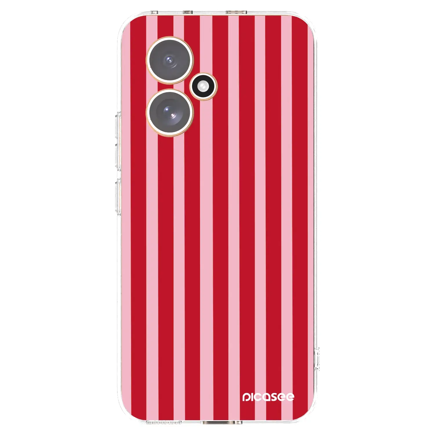 Silikonový průhledný obal pro Honor 400 5G - Lines red