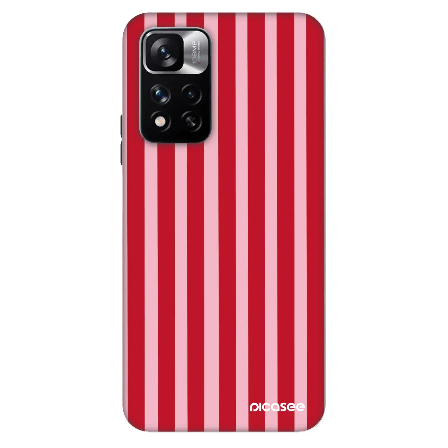 Fashion Case pro Xiaomi Redmi Note 11 Pro 5G - Lines red