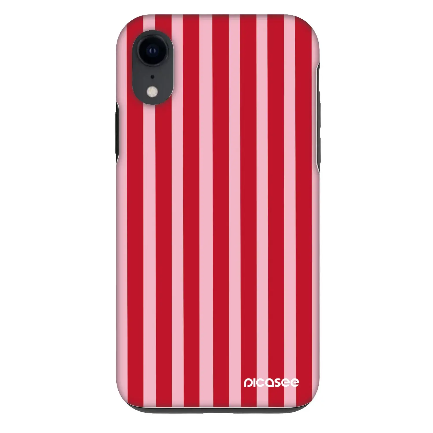 Fashion Case pro Apple iPhone XR - Lines red