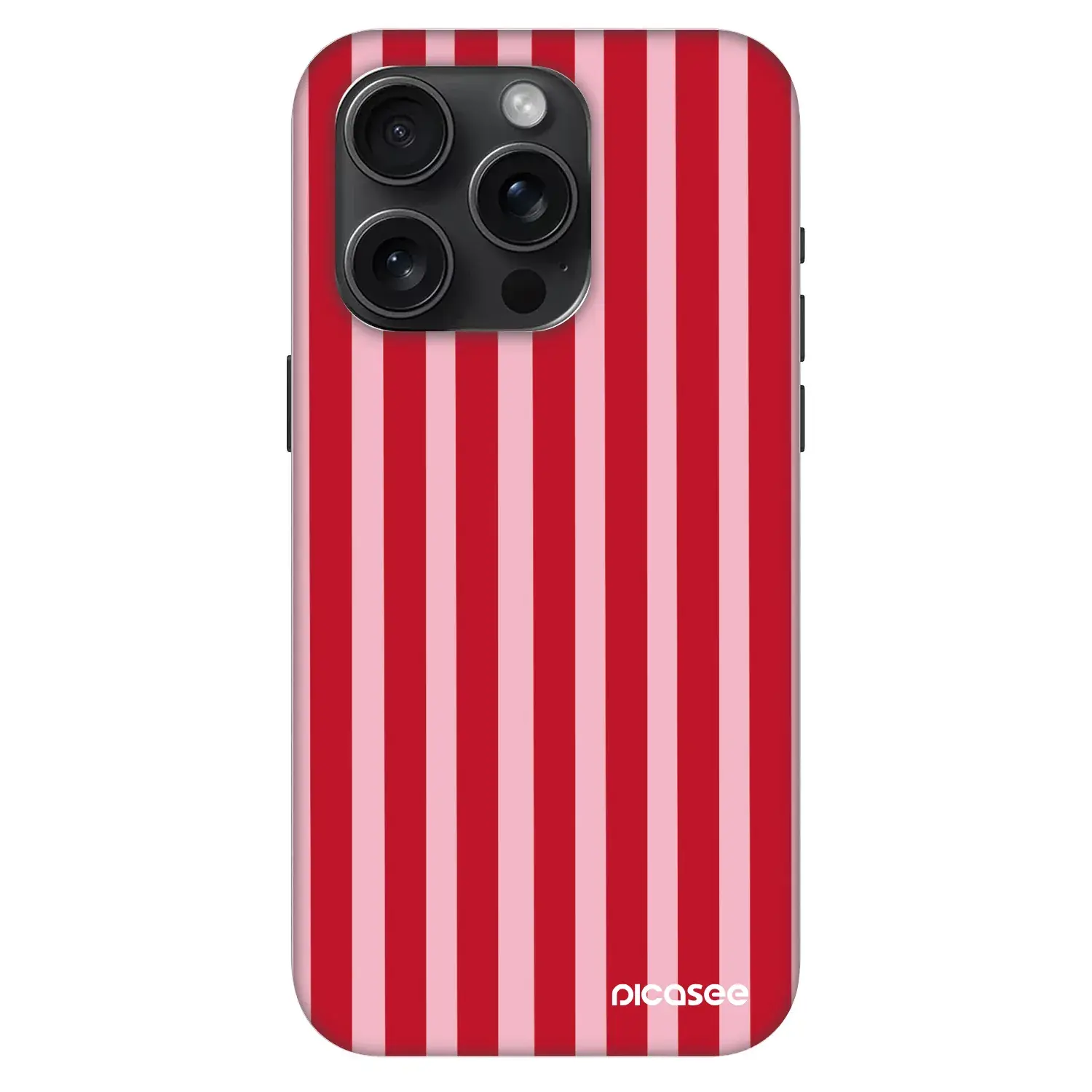 Fashion Case MagSafe Apple iPhone 15 Pro - Lines red