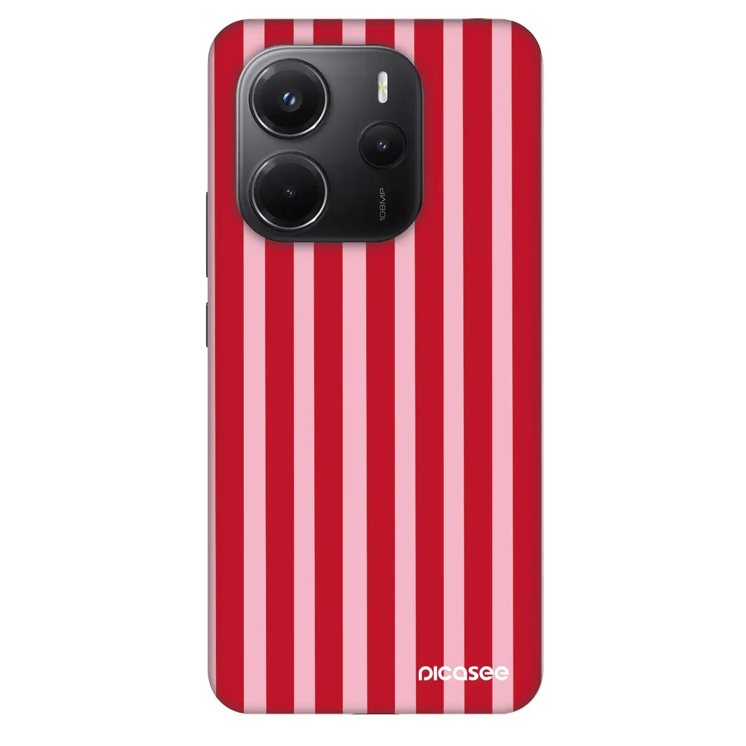 Fashion Case pro Xiaomi Redmi Note 14 4G - Lines red