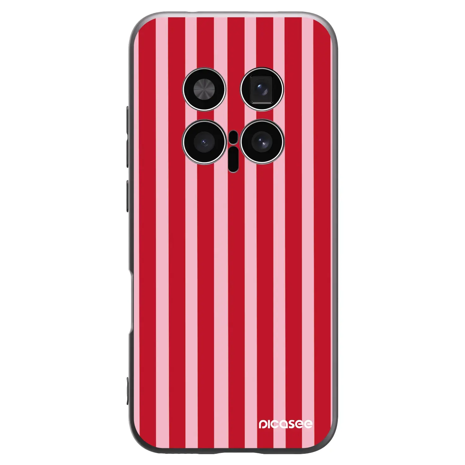 Silikonový černý obal pro Honor Magic8 Pro 5G - Lines red