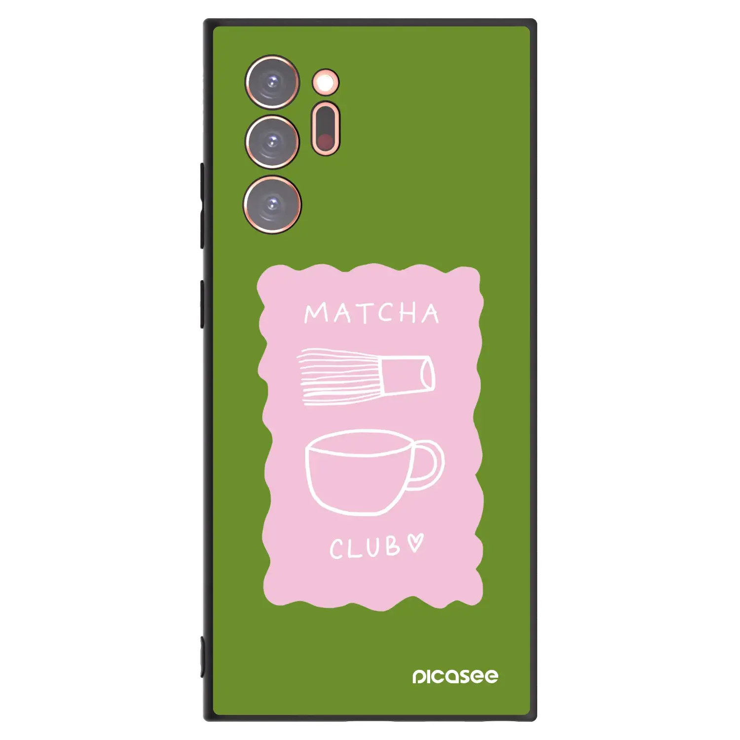 Silikonový černý obal pro Samsung Galaxy Note 20 Ultra - Matcha club