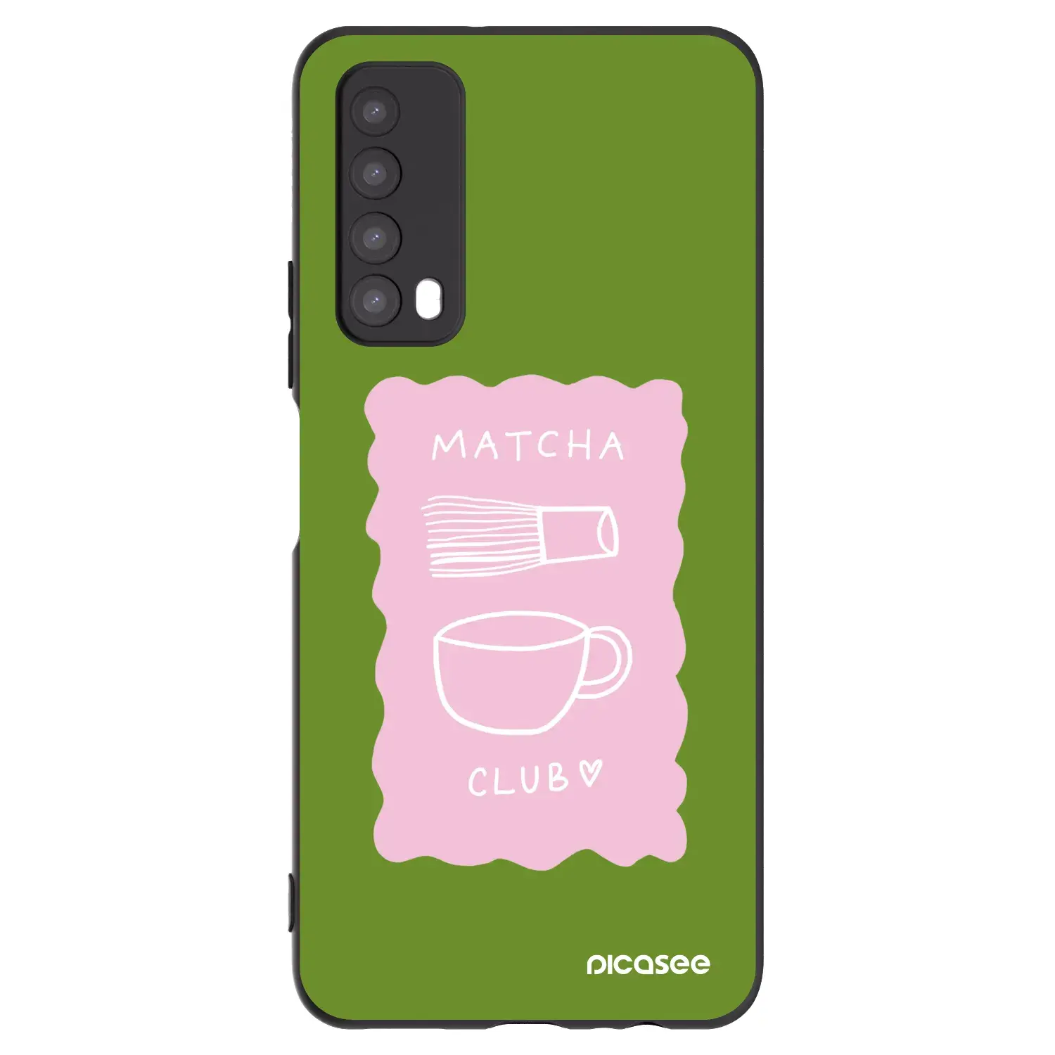 Silikonový černý obal pro Huawei P Smart 2021 - Matcha club
