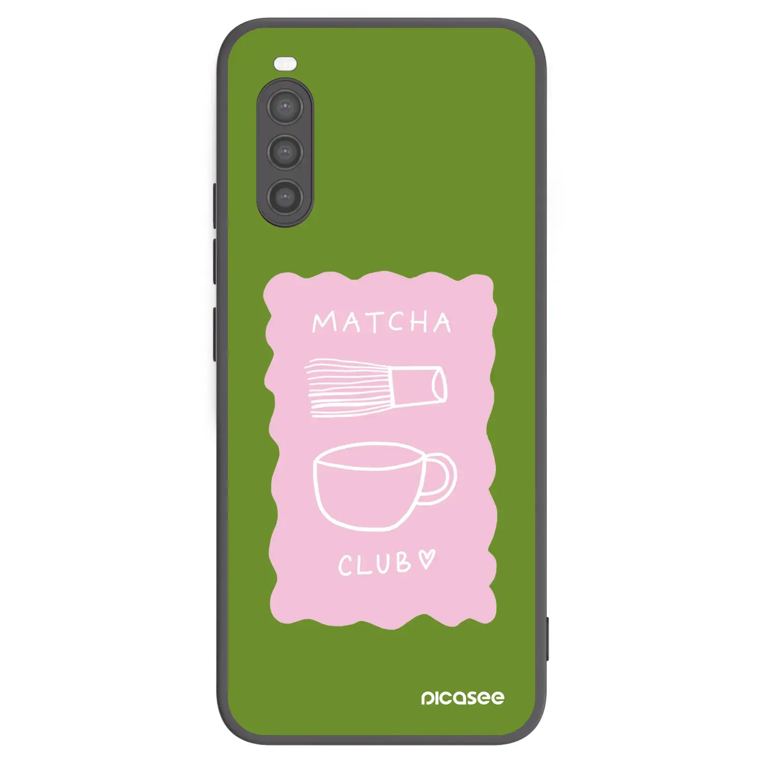 Silikonový černý obal pro Sony Xperia 10 II - Matcha club