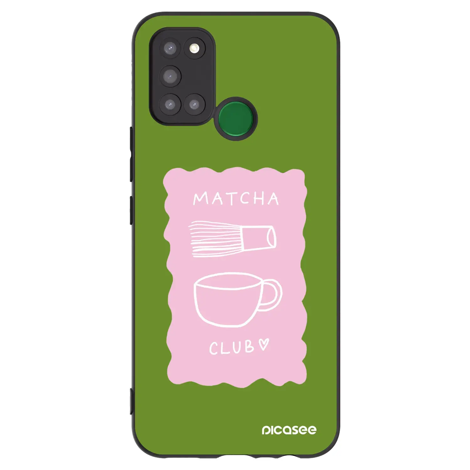 Silikonový černý obal pro Realme 7i - Matcha club