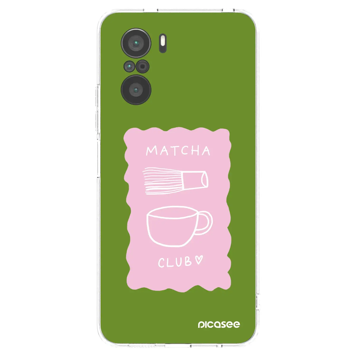 Silikonový průhledný obal pro Xiaomi Poco F3 - Matcha club