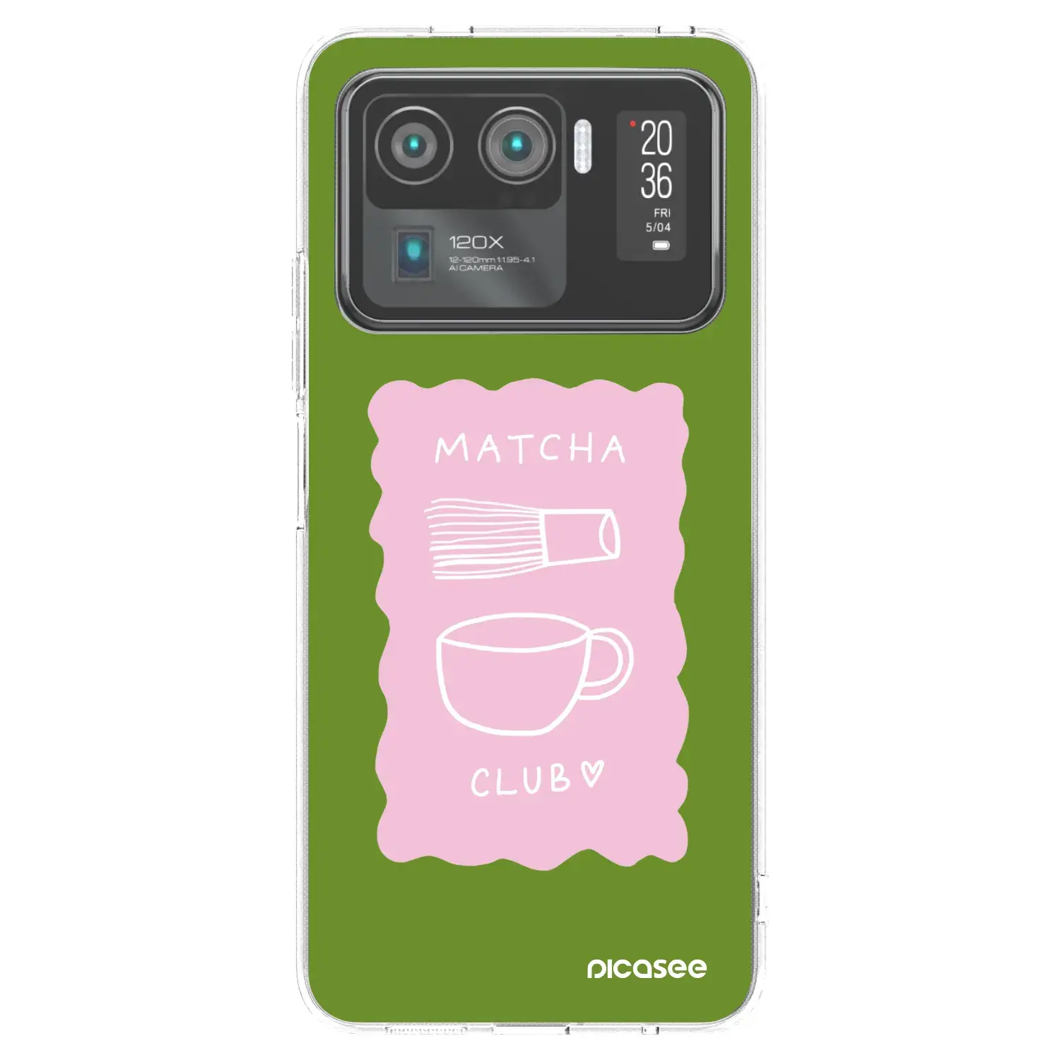 Silikonový průhledný obal pro Xiaomi Mi 11 Ultra - Matcha club