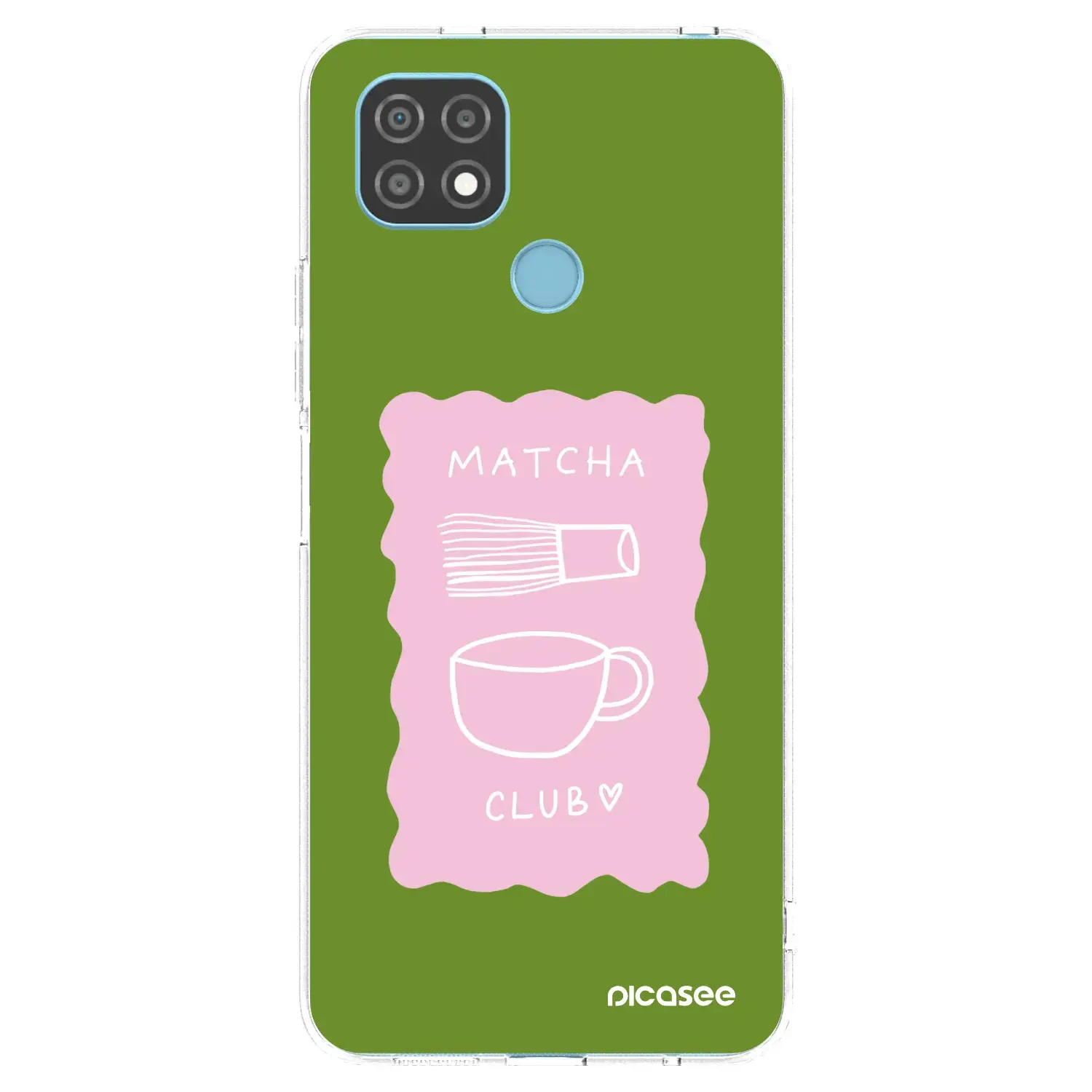 Silikonový průhledný obal pro Realme C21 - Matcha club