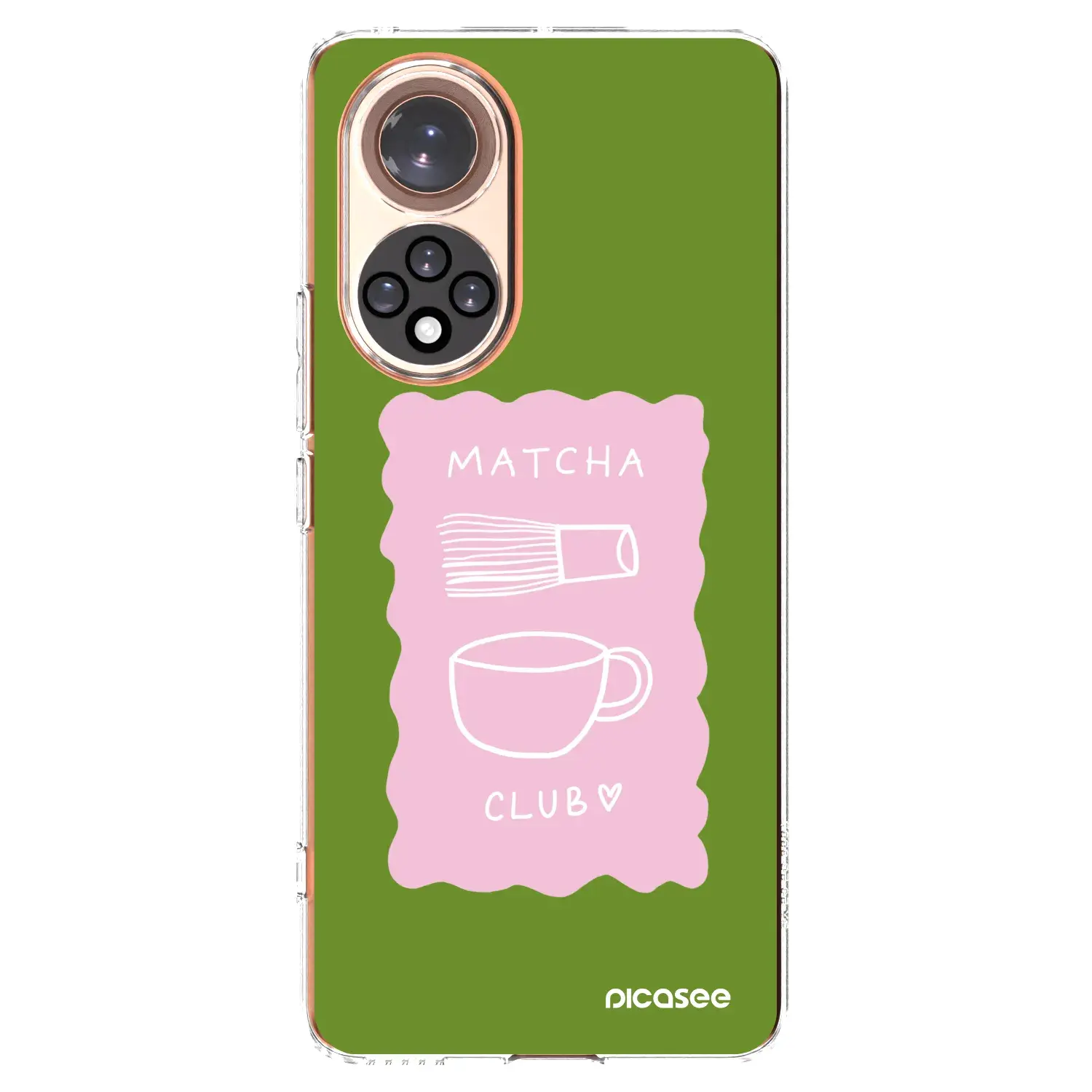 Silikonový průhledný obal pro Huawei Nova 9 - Matcha club