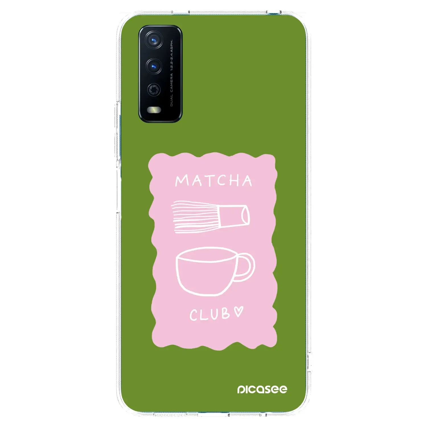 Silikonový průhledný obal pro Vivo Y11s - Matcha club