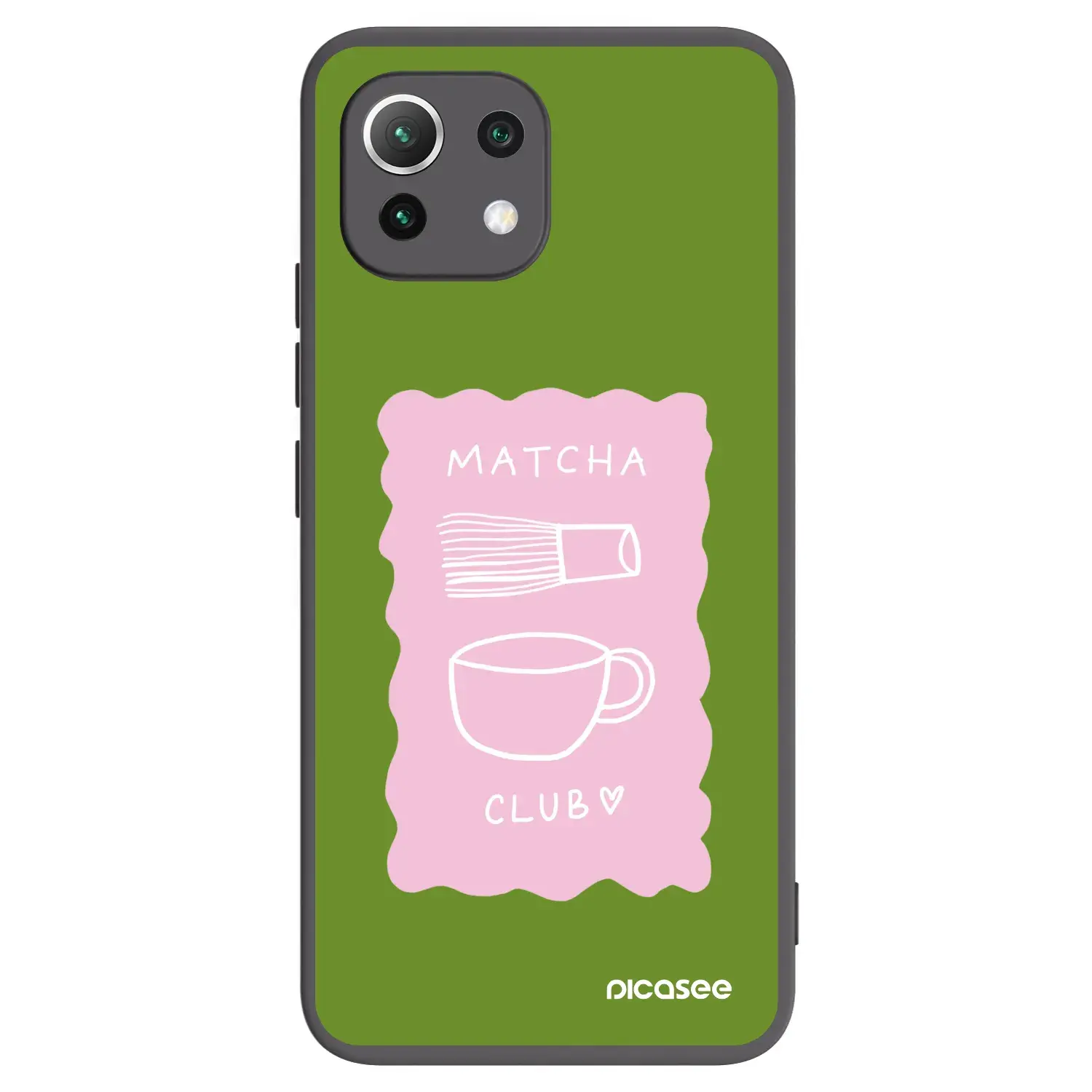 Silikonový černý obal pro Xiaomi 11 Lite 5G NE - Matcha club