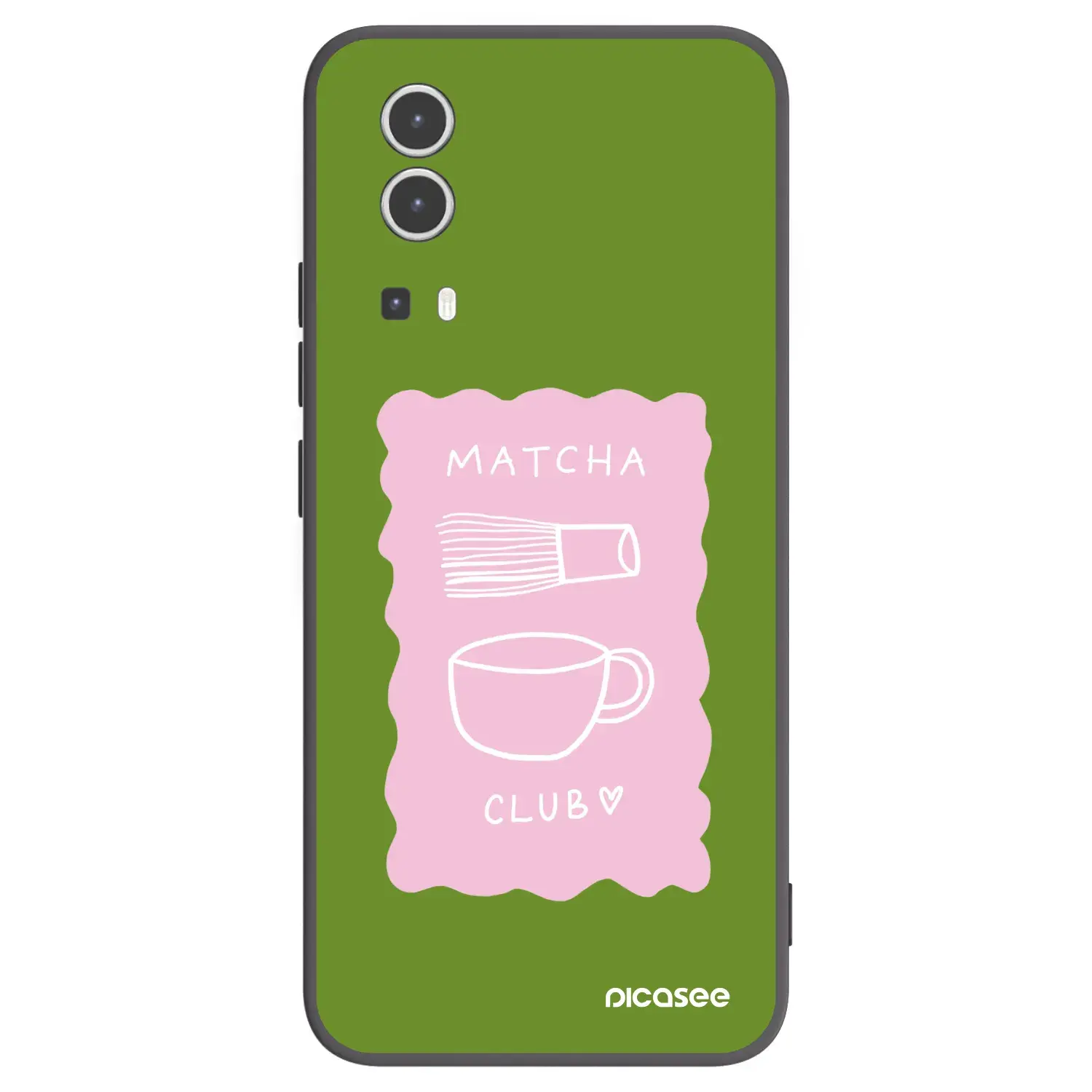 Silikonový černý obal pro Vivo Y72 5G - Matcha club