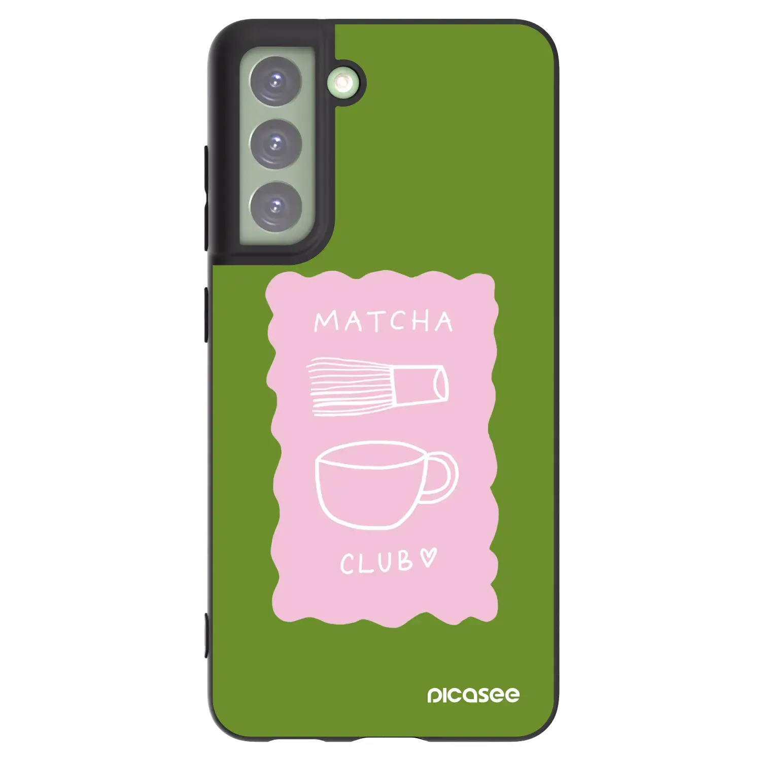 Silikonový černý obal pro Samsung Galaxy S21 FE 5G - Matcha club