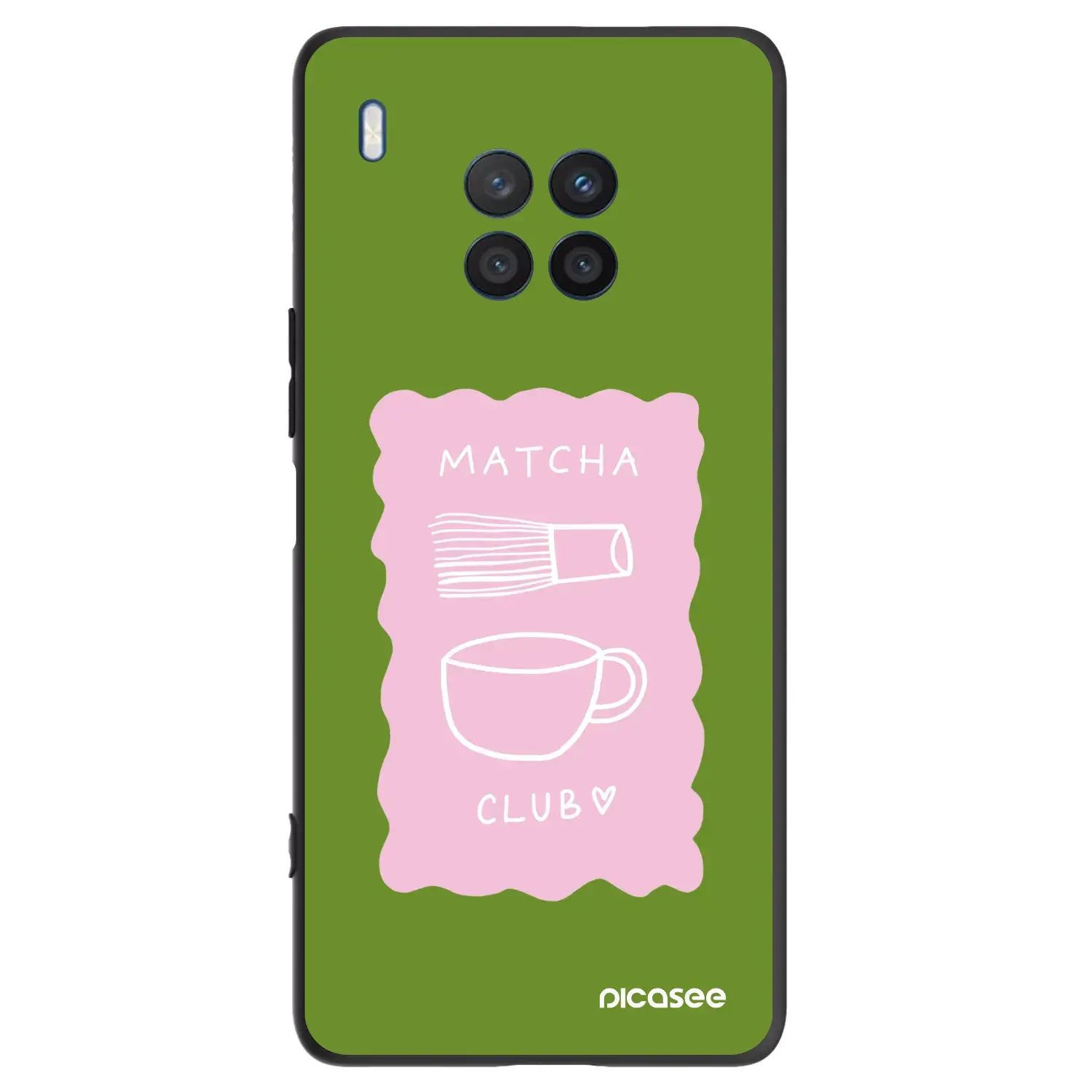 Silikonový černý obal pro Honor 50 Lite - Matcha club