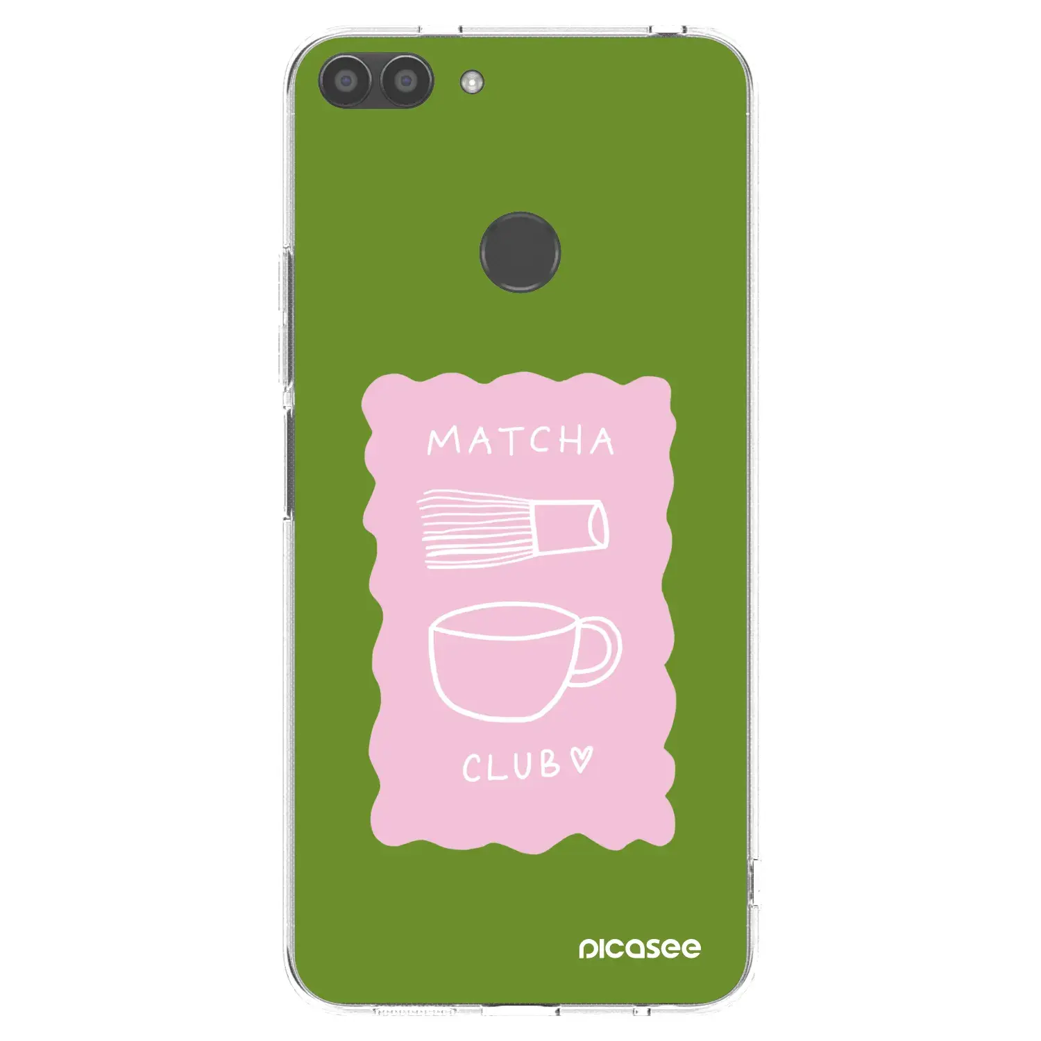 Silikonový průhledný obal pro Huawei P Smart - Matcha club