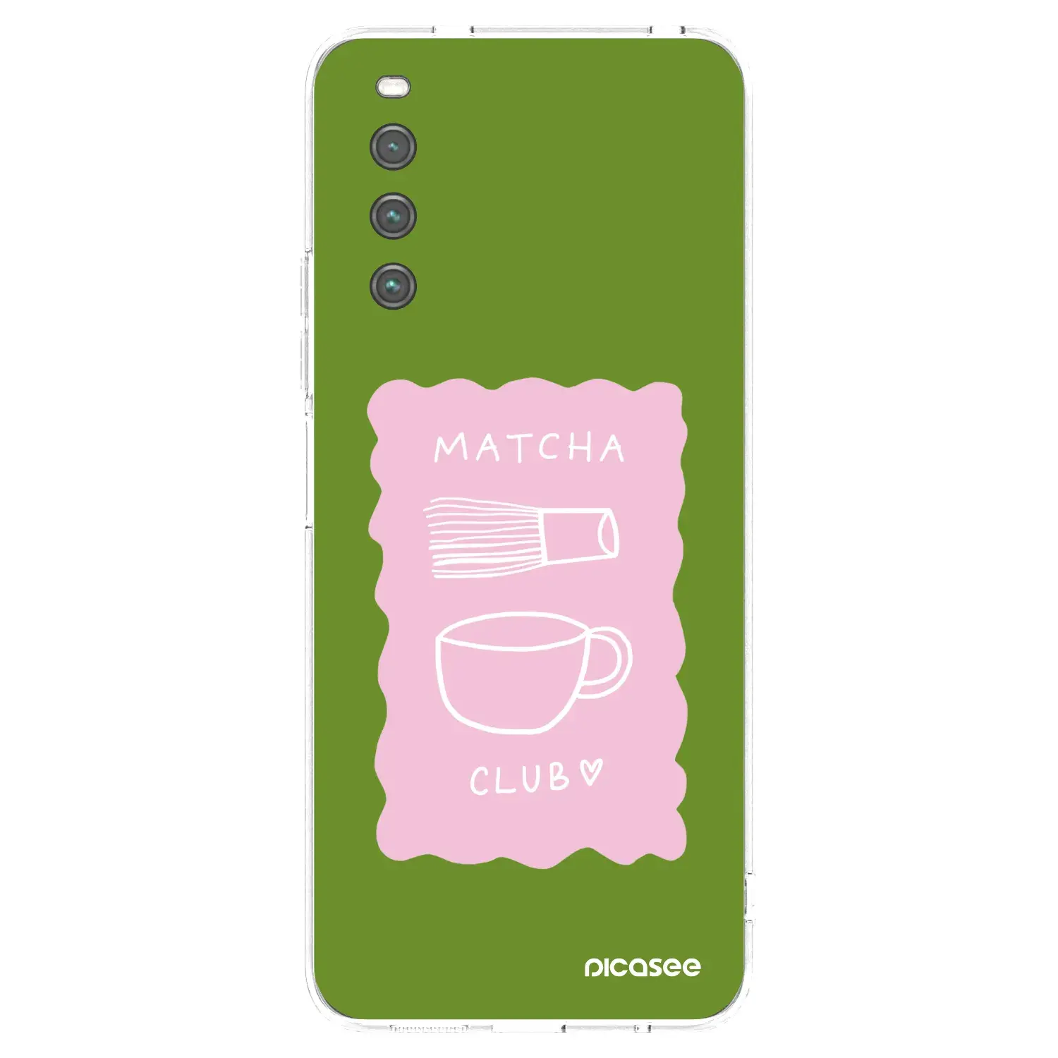Silikonový průhledný obal pro Sony Xperia 10 IV 5G - Matcha club