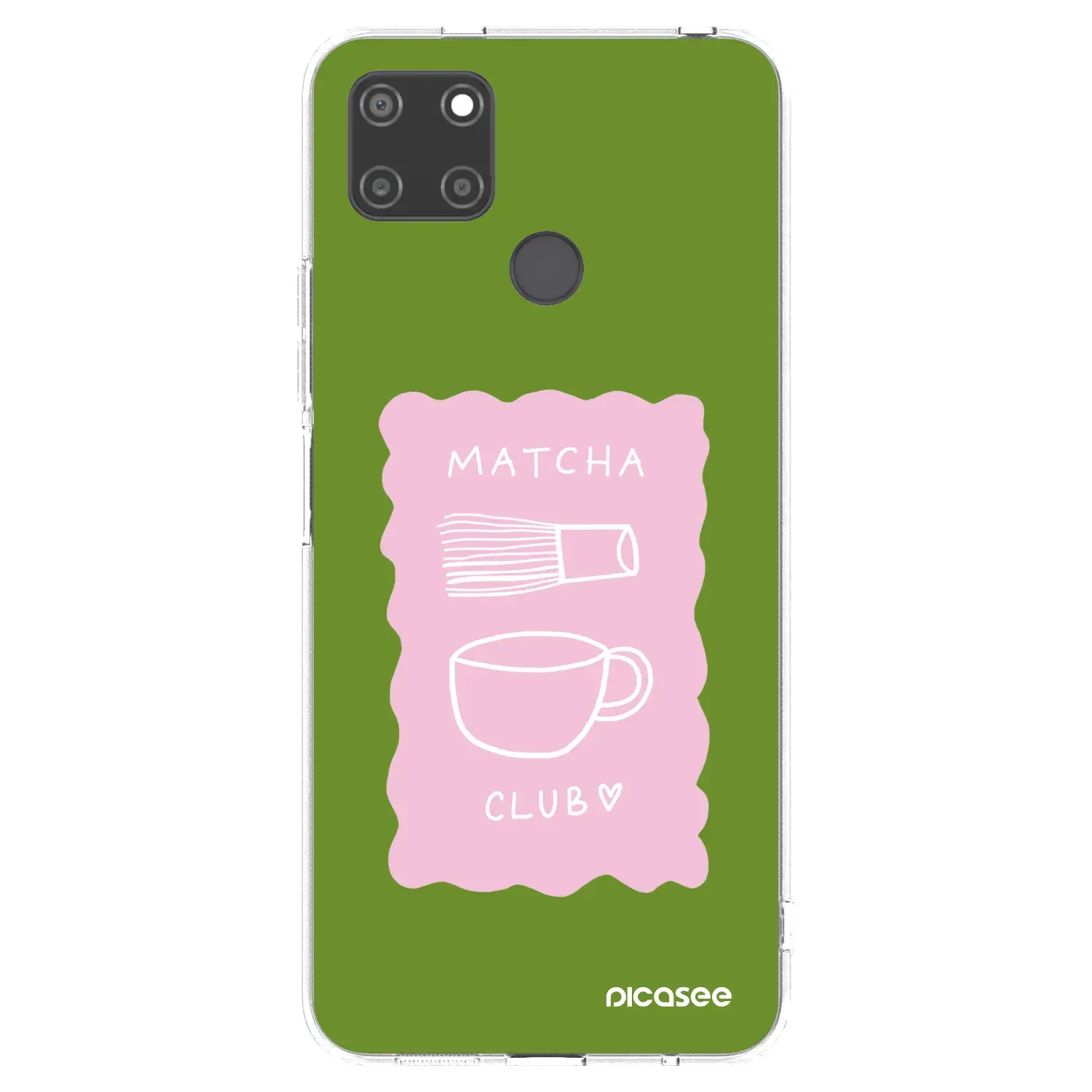Silikonový průhledný obal pro Realme C21Y - Matcha club
