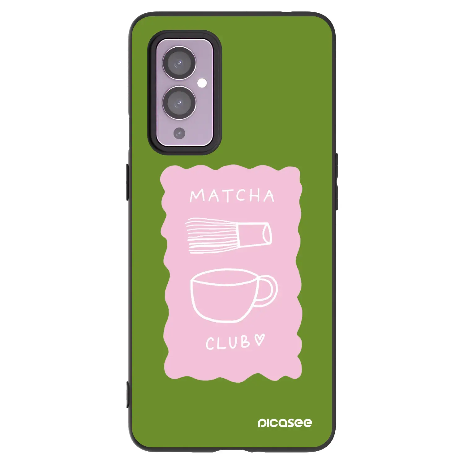 Silikonový černý obal pro OnePlus 9 - Matcha club