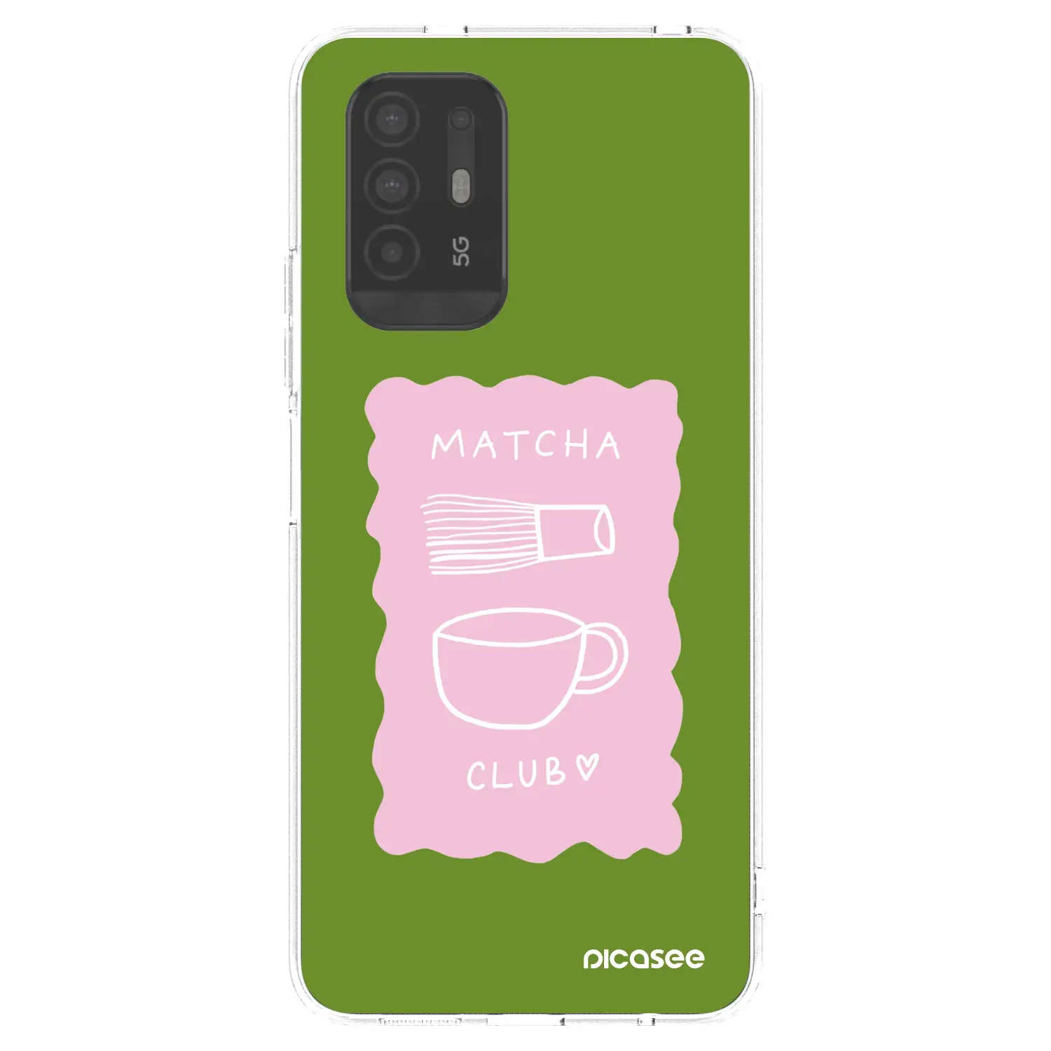 Silikonový průhledný obal pro OPPO A94 5G - Matcha club
