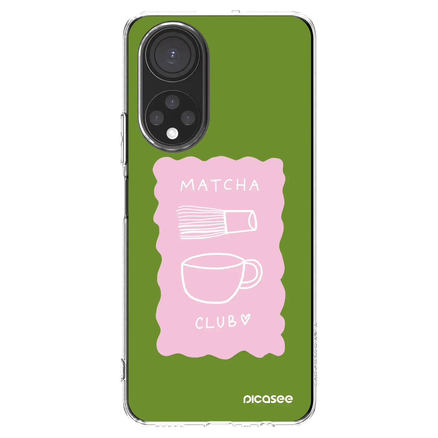 Silikonový průhledný obal pro Honor X7 - Matcha club