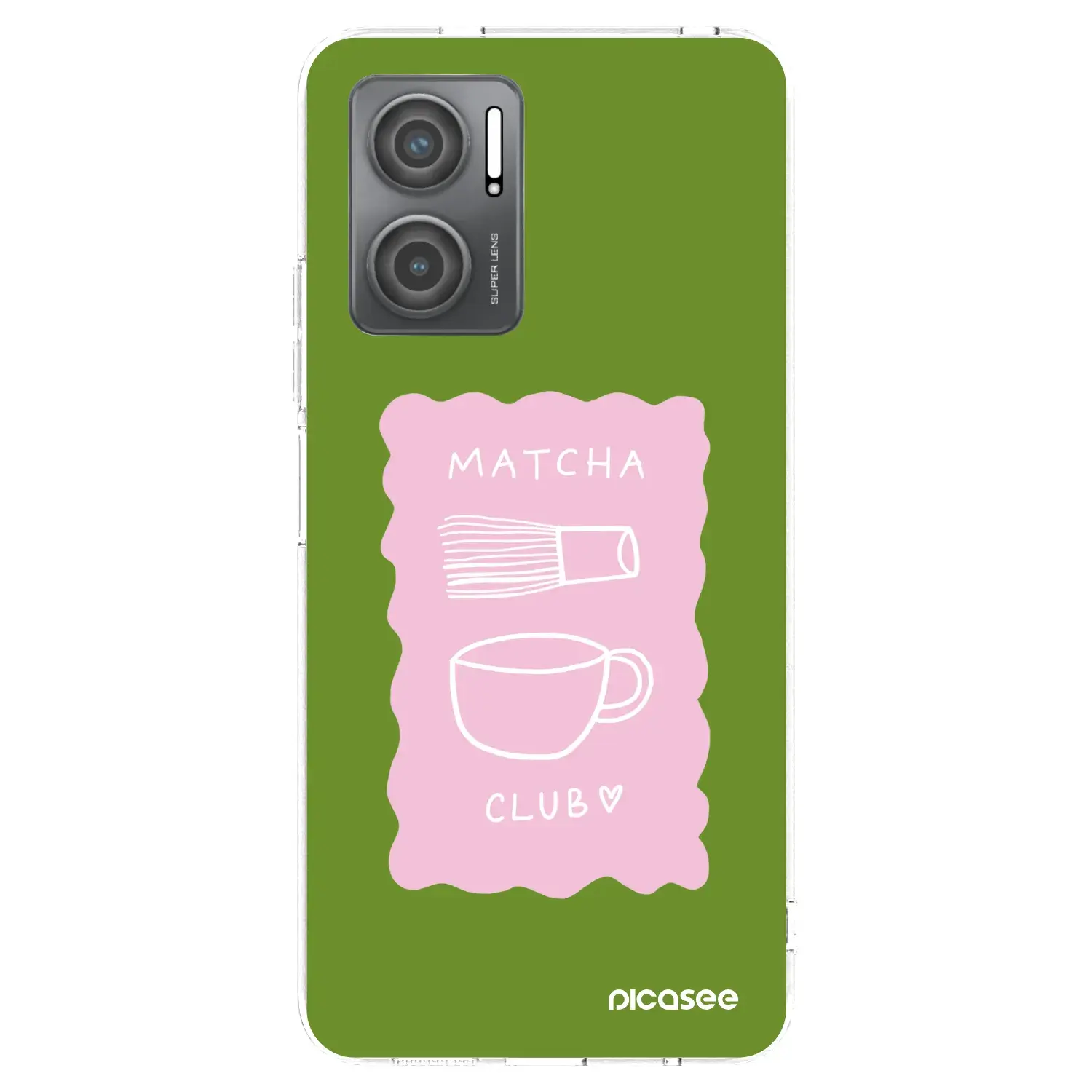 Silikonový průhledný obal pro Xiaomi Redmi 10 5G - Matcha club