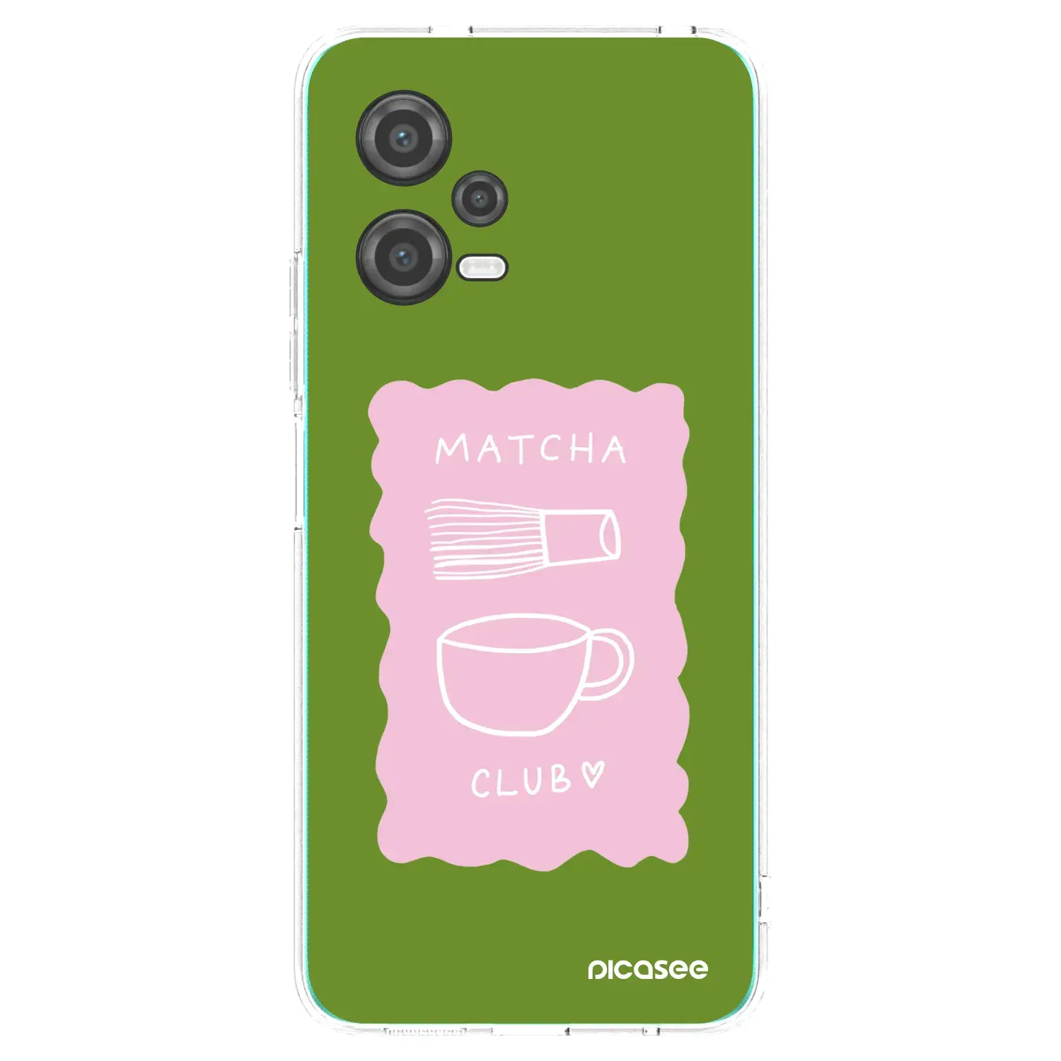 Silikonový průhledný obal pro Xiaomi Poco X5 - Matcha club
