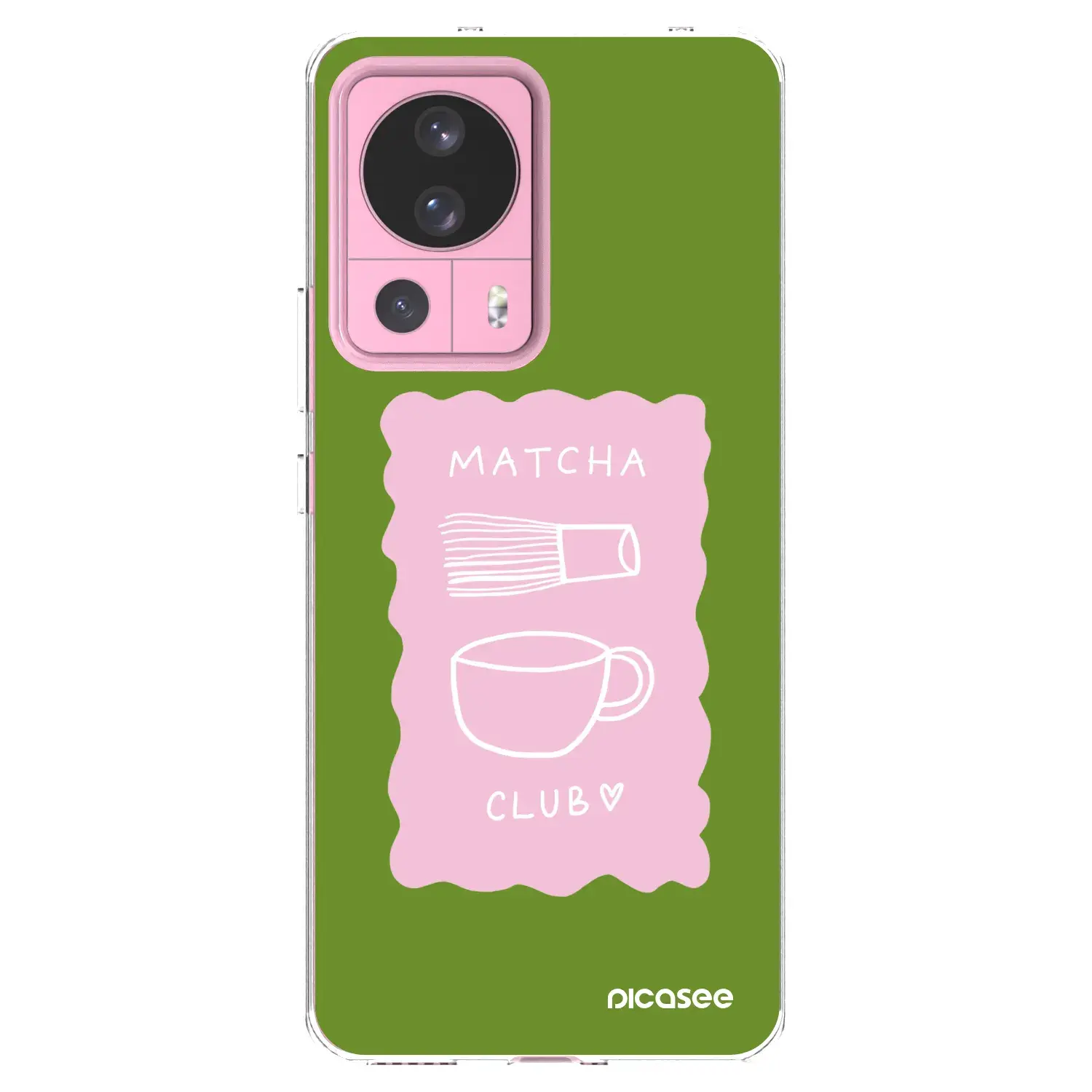 Silikonový průhledný obal pro Xiaomi 13 Lite - Matcha club