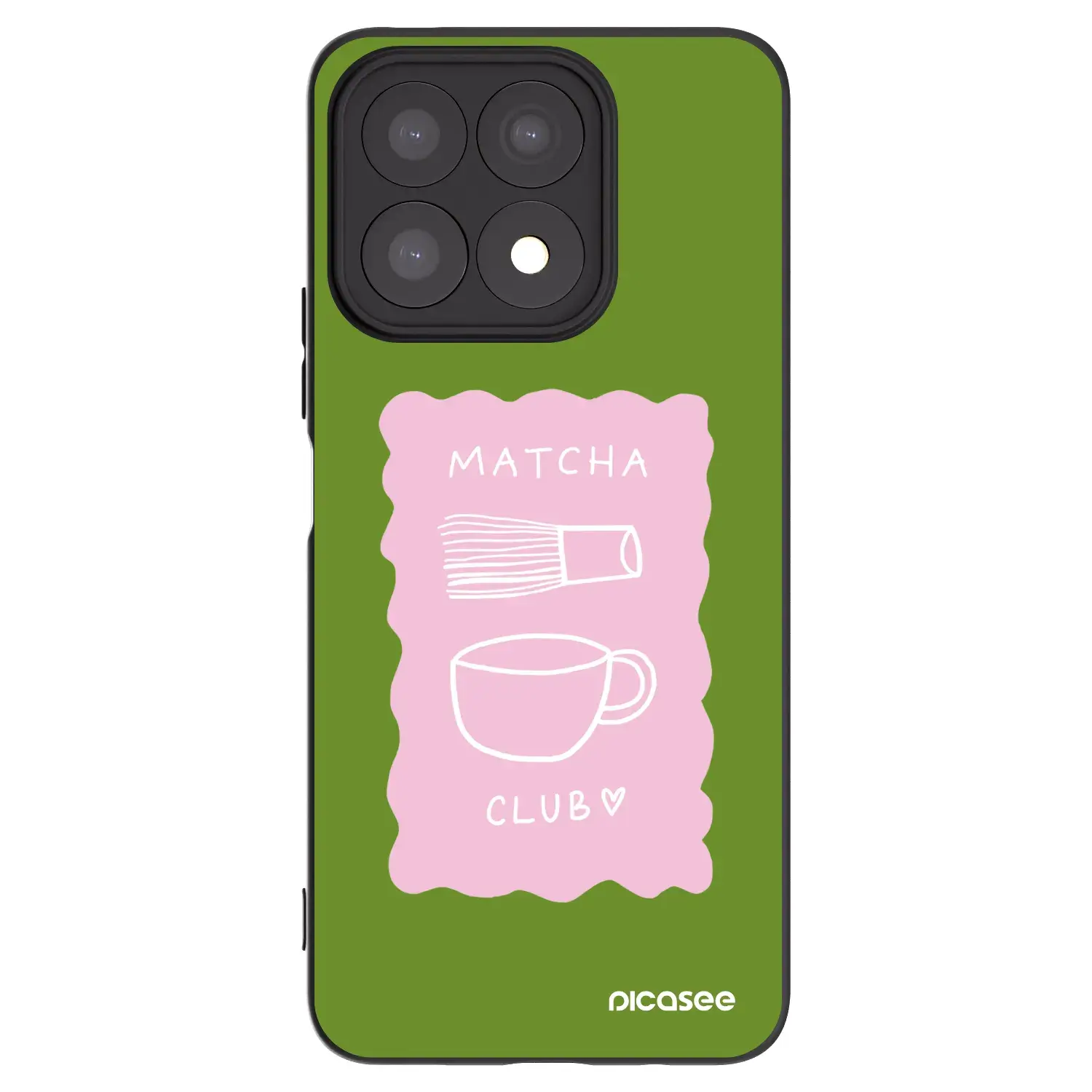 Silikonový černý obal pro Honor X8a - Matcha club