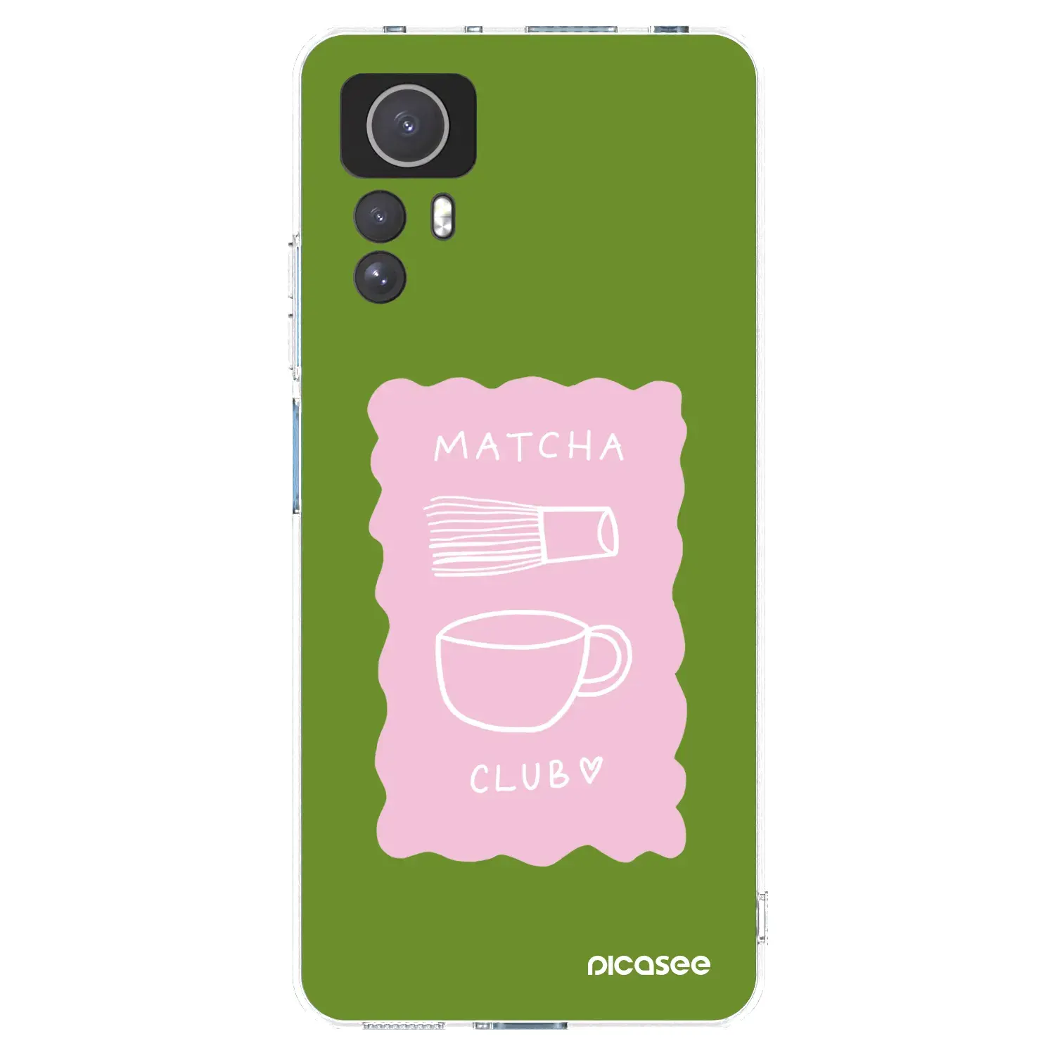 Silikonový průhledný obal pro Xiaomi Redmi Note 12S - Matcha club