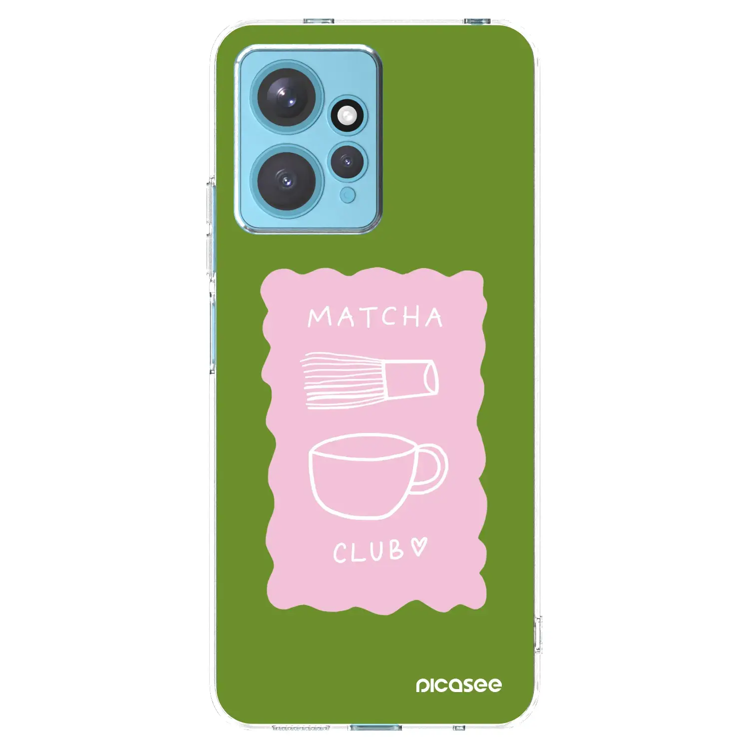 Silikonový průhledný obal pro Xiaomi Redmi Note 12 4G - Matcha club