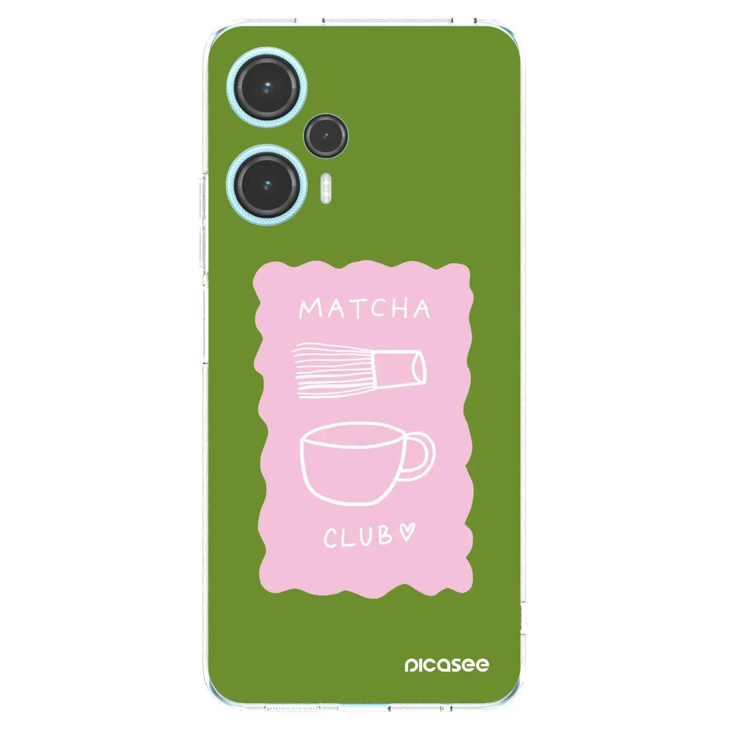 Silikonový průhledný obal pro Xiaomi Poco F5 - Matcha club