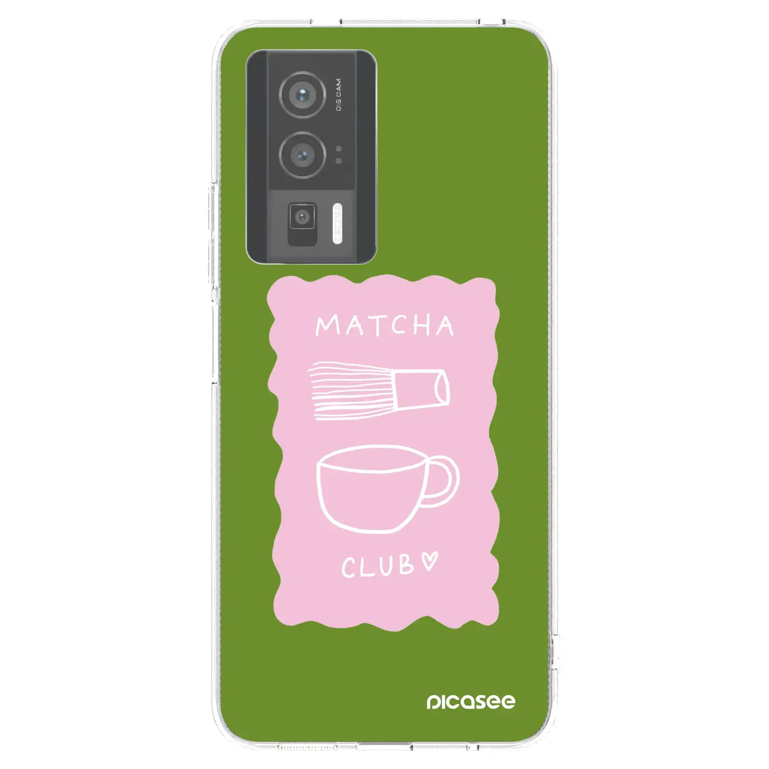 Silikonový průhledný obal pro Xiaomi Poco F5 Pro 5G - Matcha club