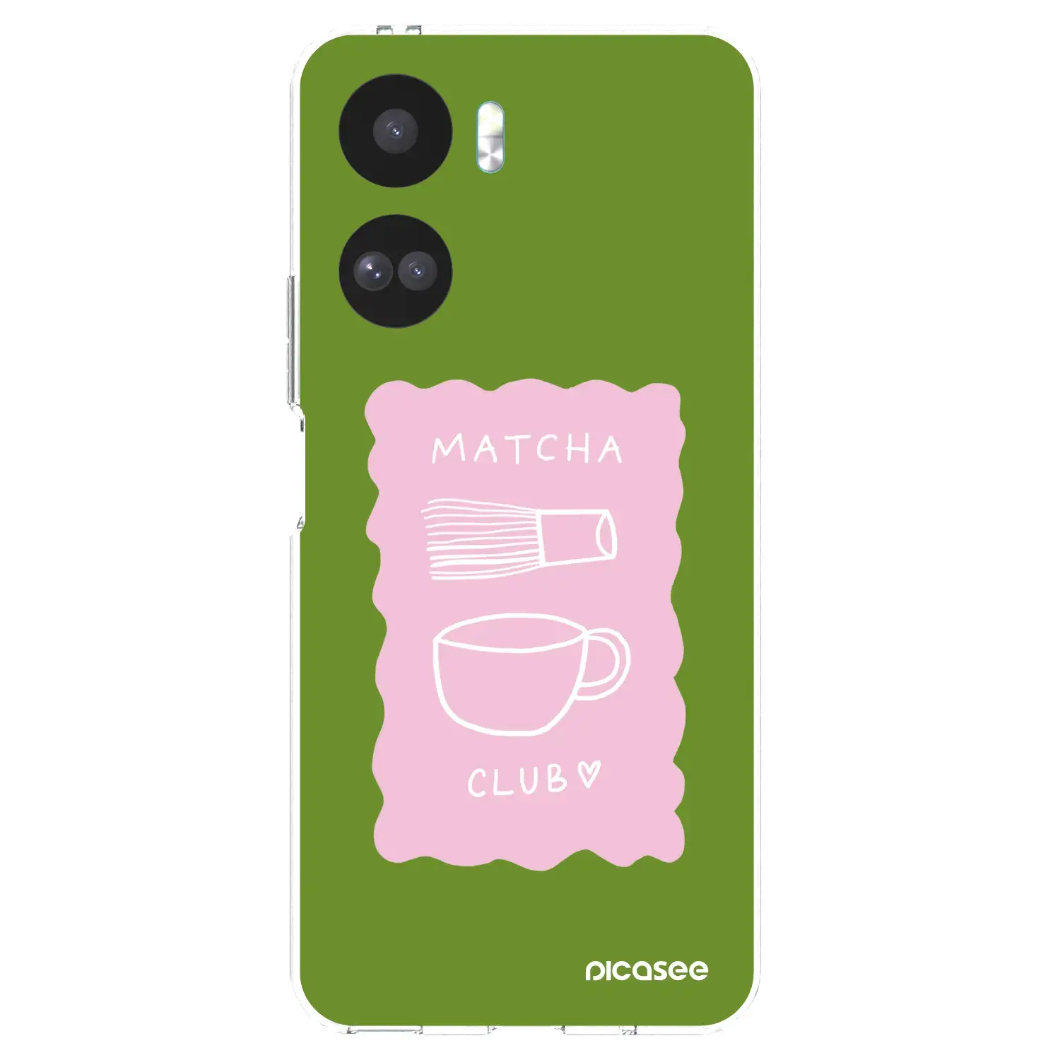 Silikonový průhledný obal pro Honor 90 Lite 5G - Matcha club