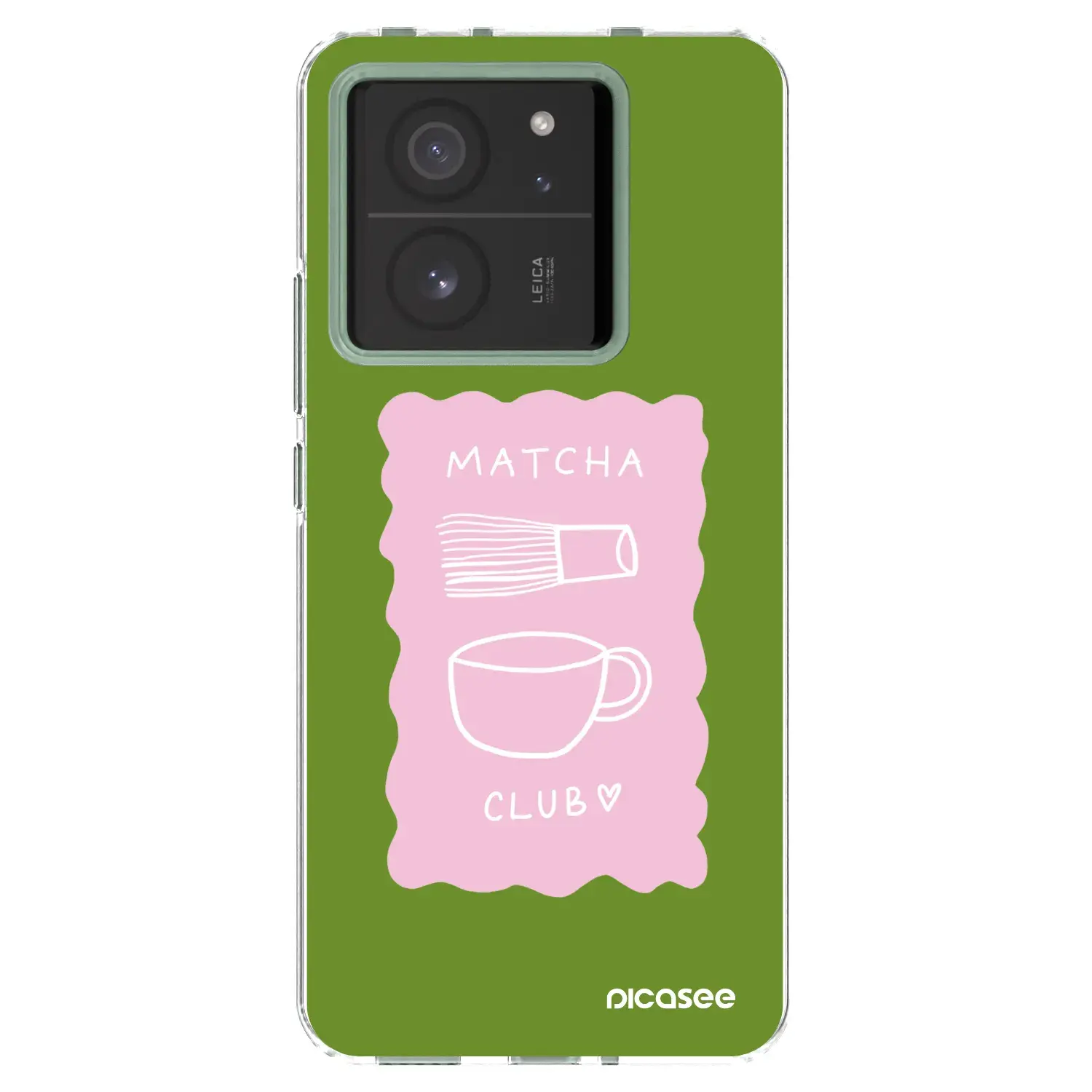 Silikonový průhledný obal pro Xiaomi 13T Pro - Matcha club