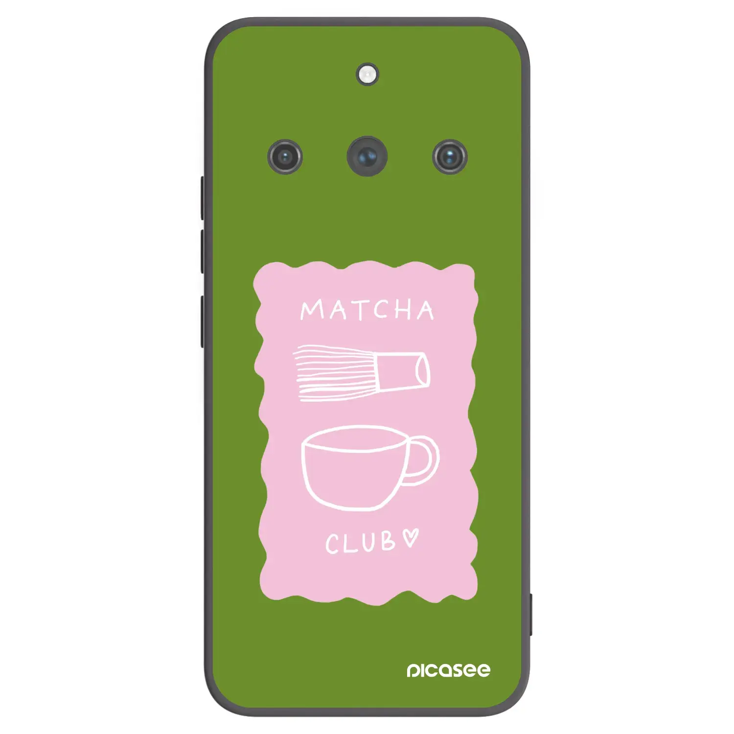 Silikonový černý obal pro Realme 11 Pro+ - Matcha club