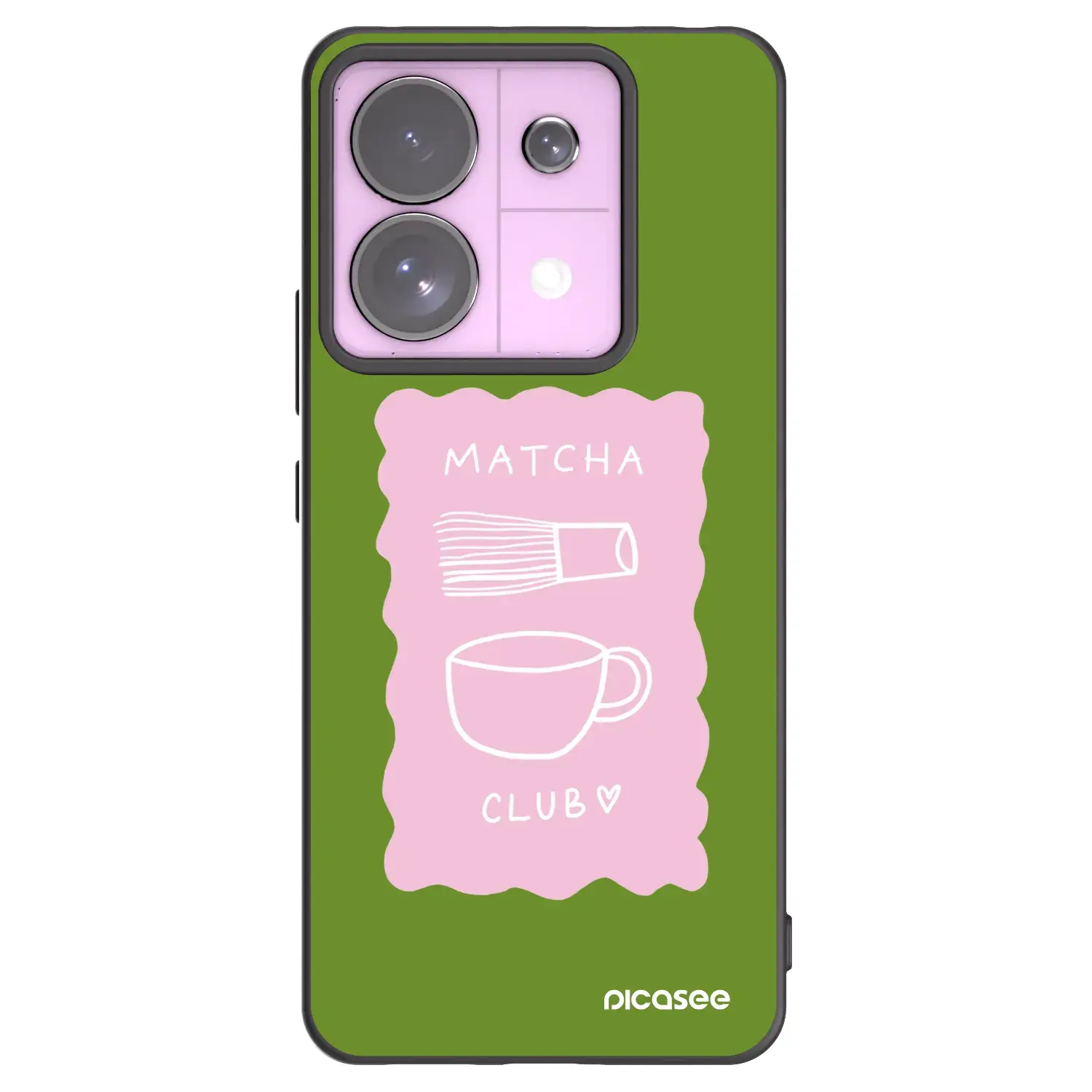 Silikonový černý obal pro Xiaomi Redmi Note 13 Pro 5G - Matcha club