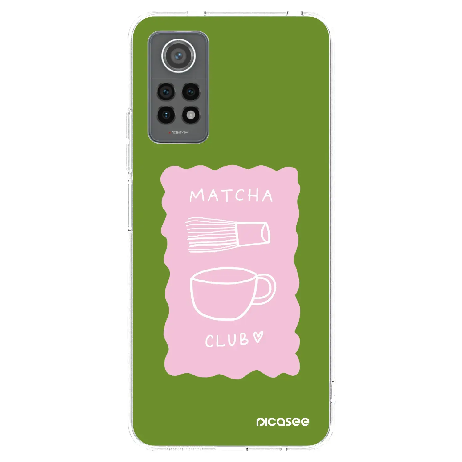 Silikonový průhledný obal pro Xiaomi Redmi Note 12 Pro 4G - Matcha club