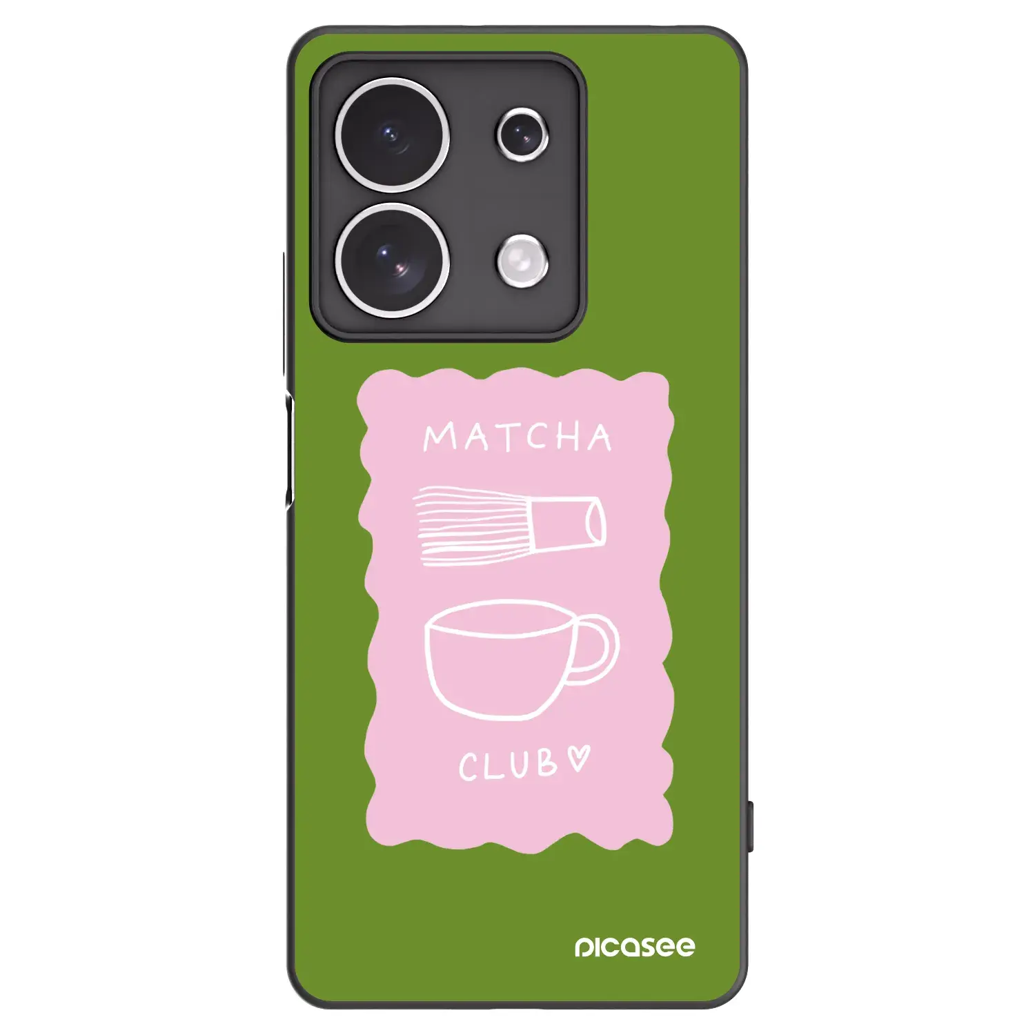 Silikonový černý obal pro Xiaomi Redmi Note 13 4G - Matcha club