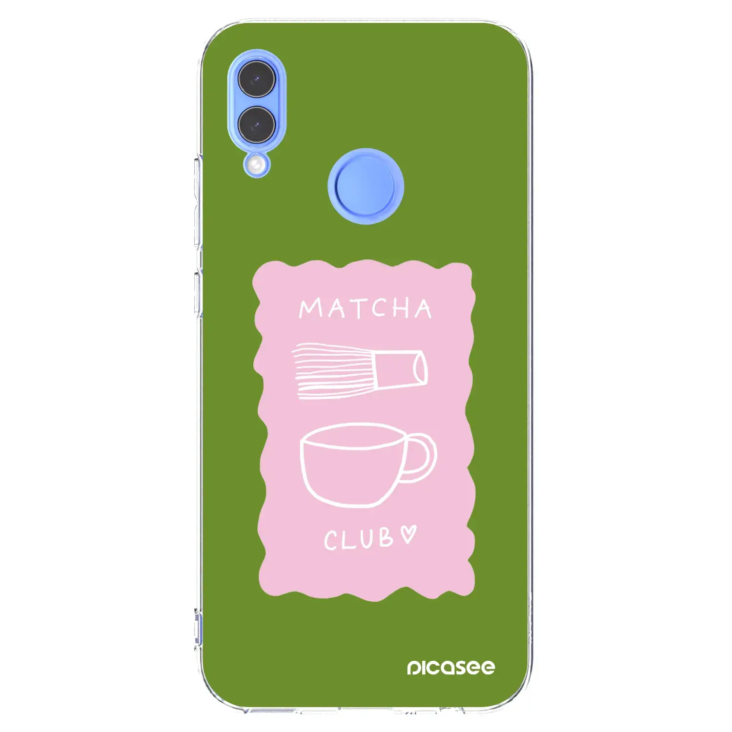 Silikonový průhledný obal pro Honor 10 Lite - Matcha club
