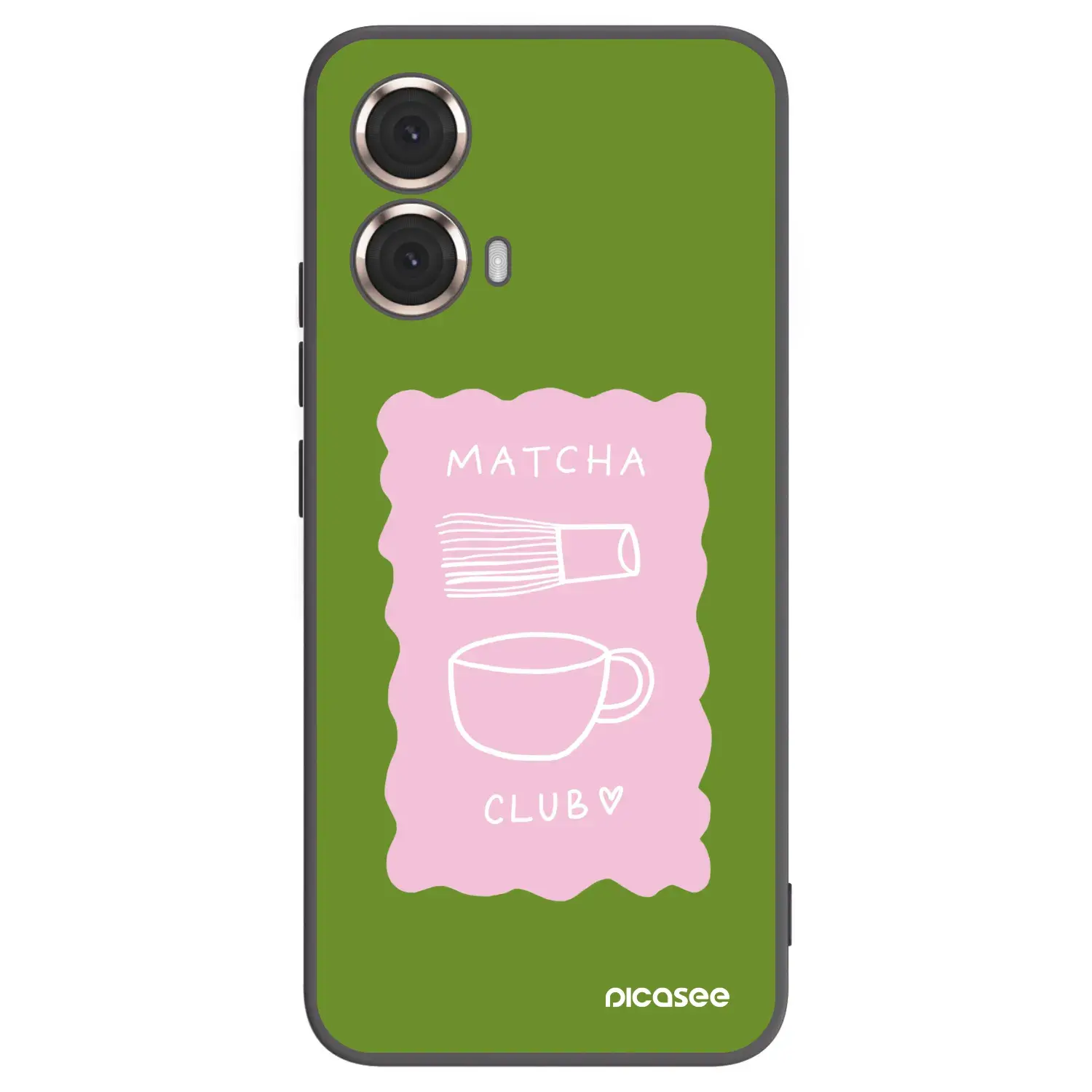 Silikonový černý obal pro Motorola Moto G85 - Matcha club