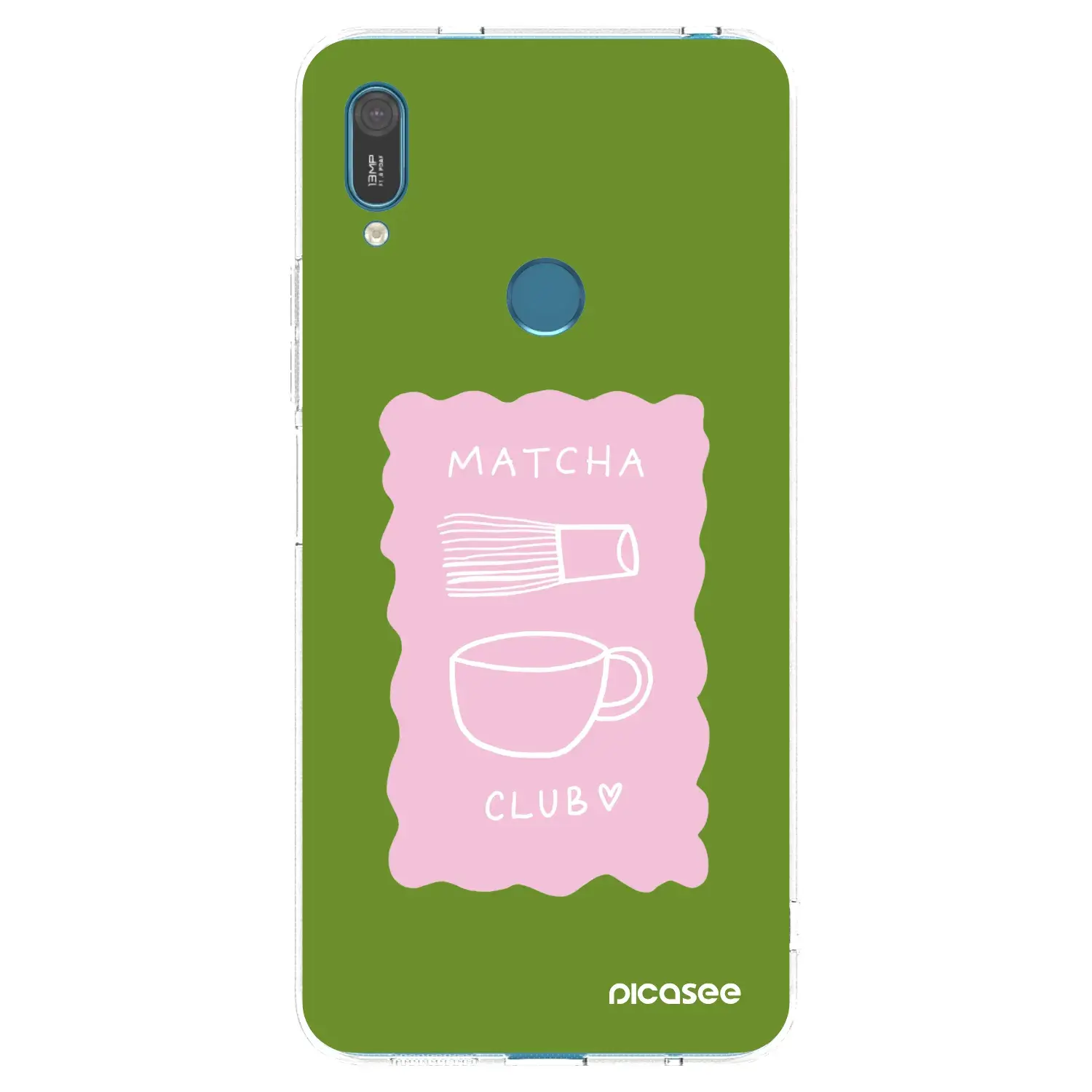 Silikonový průhledný obal pro Huawei Y7 2019 - Matcha club