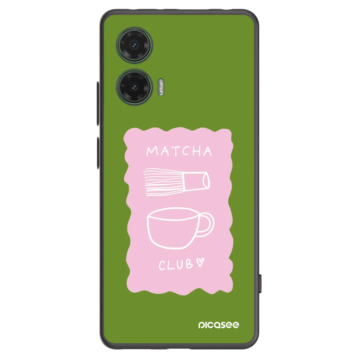 Silikonový černý obal pro Motorola Moto G35 5G - Matcha club