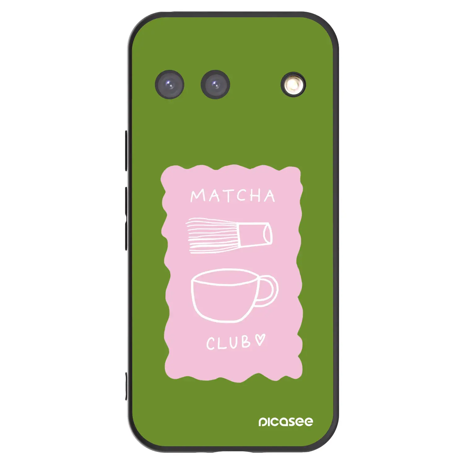 Silikonový černý obal pro Google Pixel 9 - Matcha club
