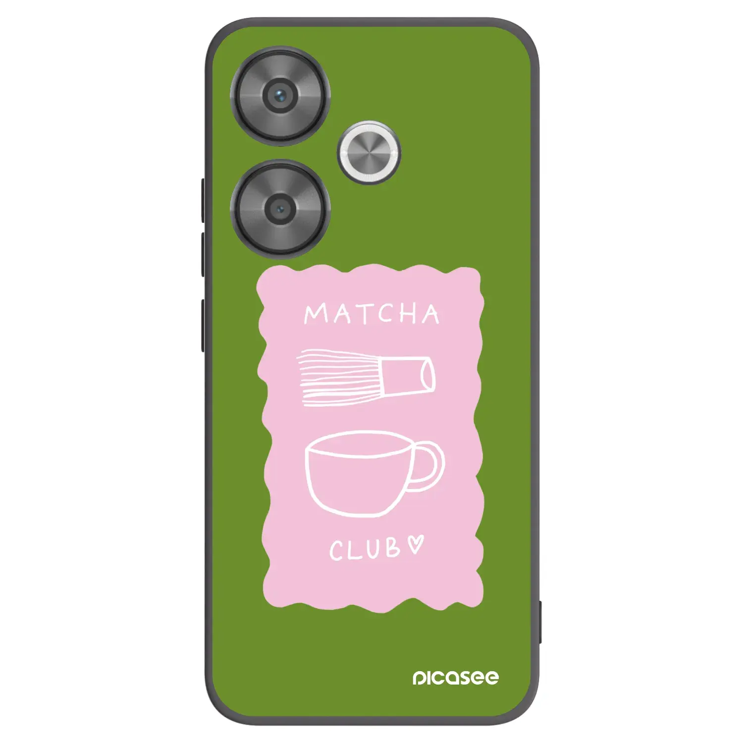 Silikonový černý obal pro Xiaomi Poco F6 - Matcha club