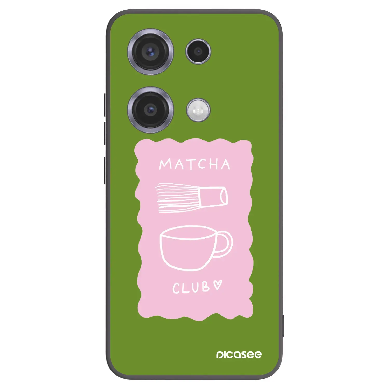Silikonový černý obal pro Xiaomi Redmi Note 14S - Matcha club