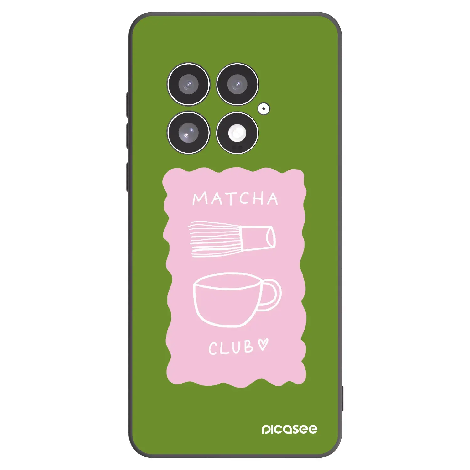 Silikonový černý obal pro OnePlus 13 5G - Matcha club
