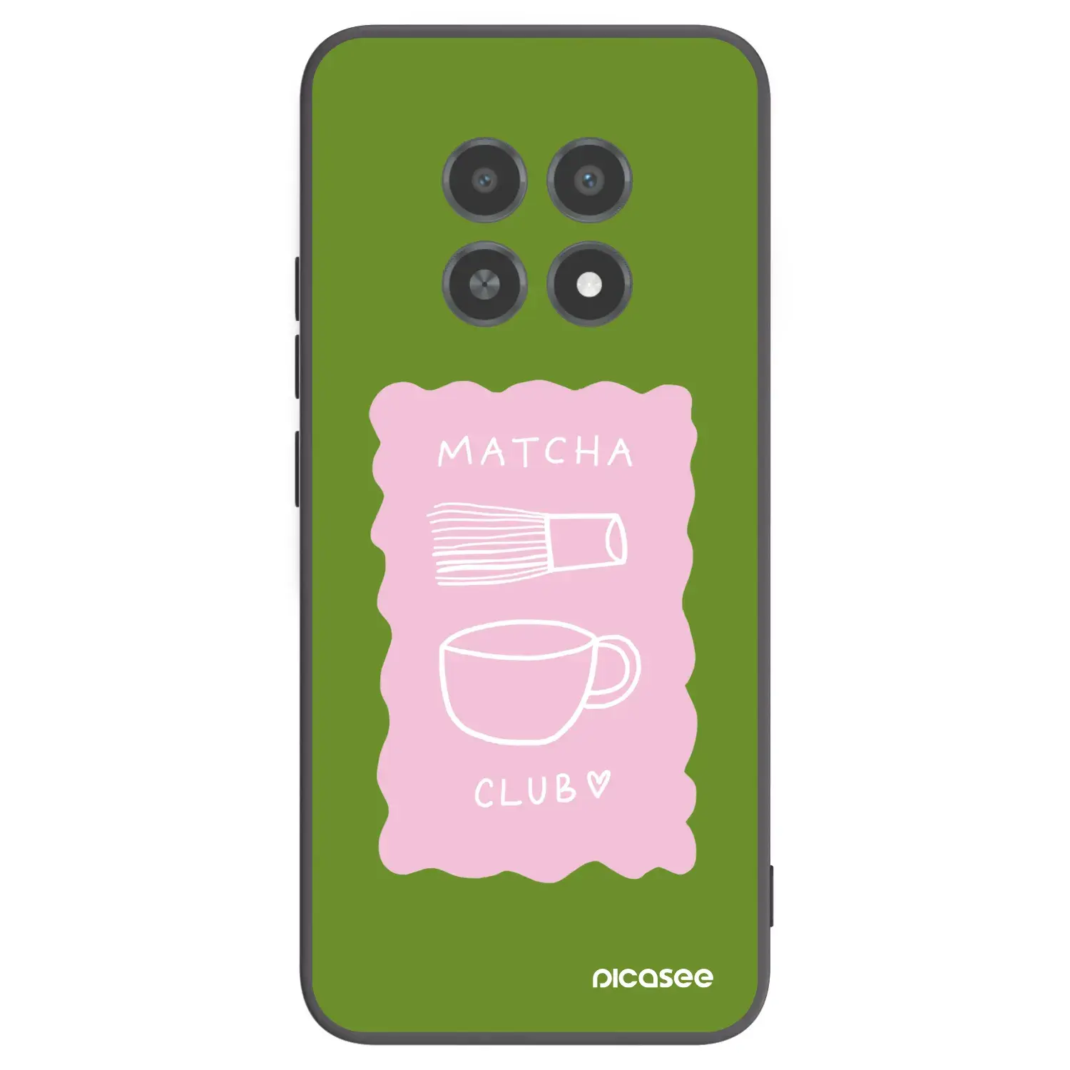 Silikonový černý obal pro Realme 12X - Matcha club
